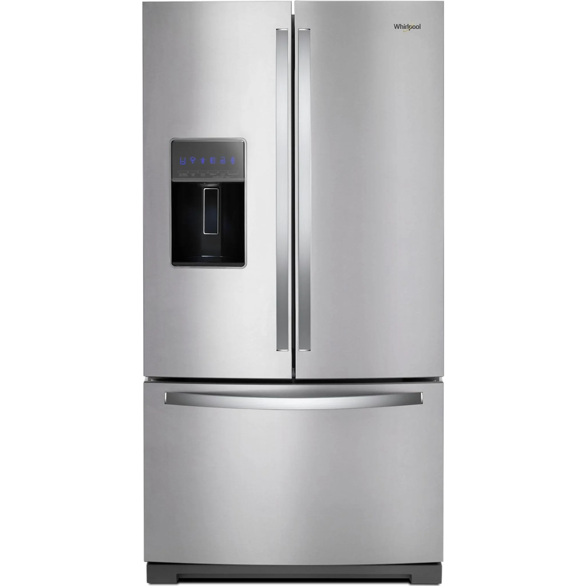 Whirlpool 36" Wide French Door Refrigerator - 27 cu. ft. - Fingerprint Resistant Stainless Steel (WRF757SDHZ)