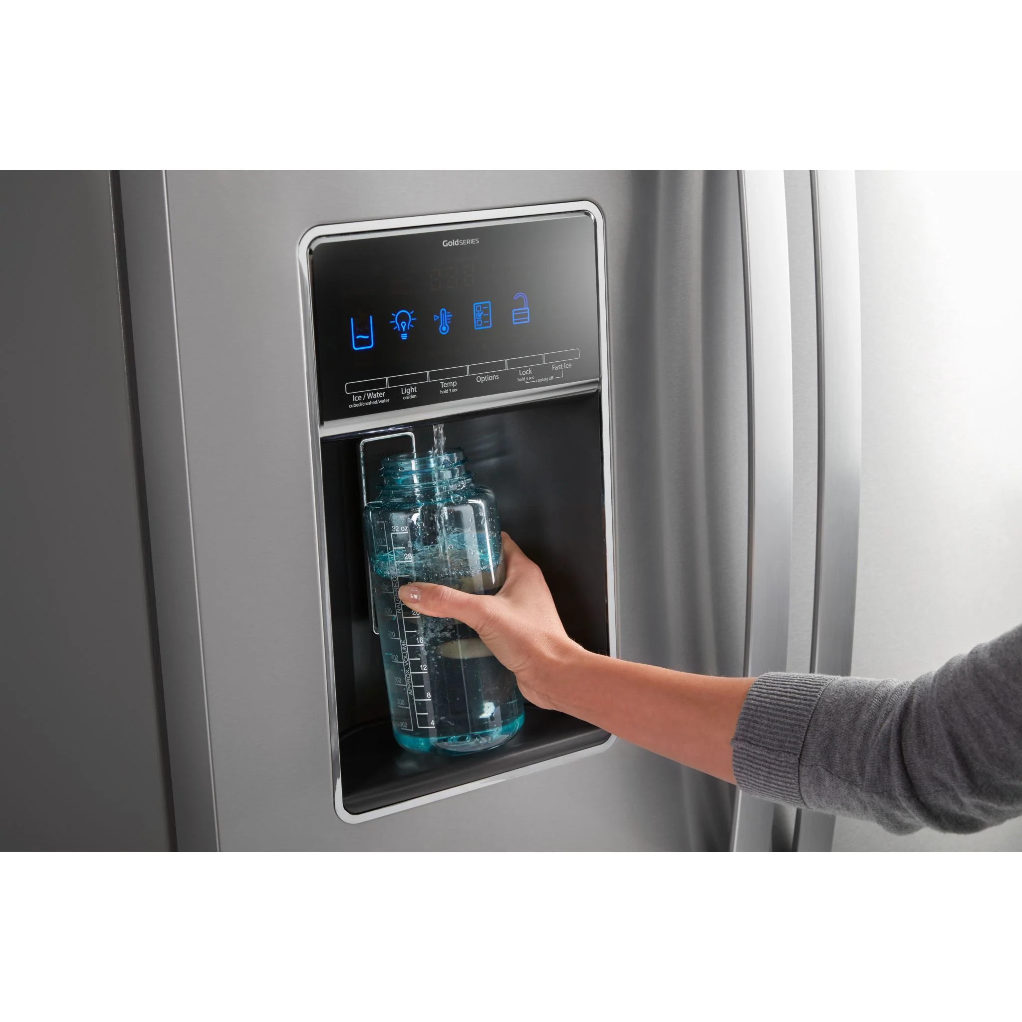 Whirlpool 36" Wide French Door Refrigerator - 27 cu. ft. - Fingerprint Resistant Stainless Steel (WRF757SDHZ) - Image 7