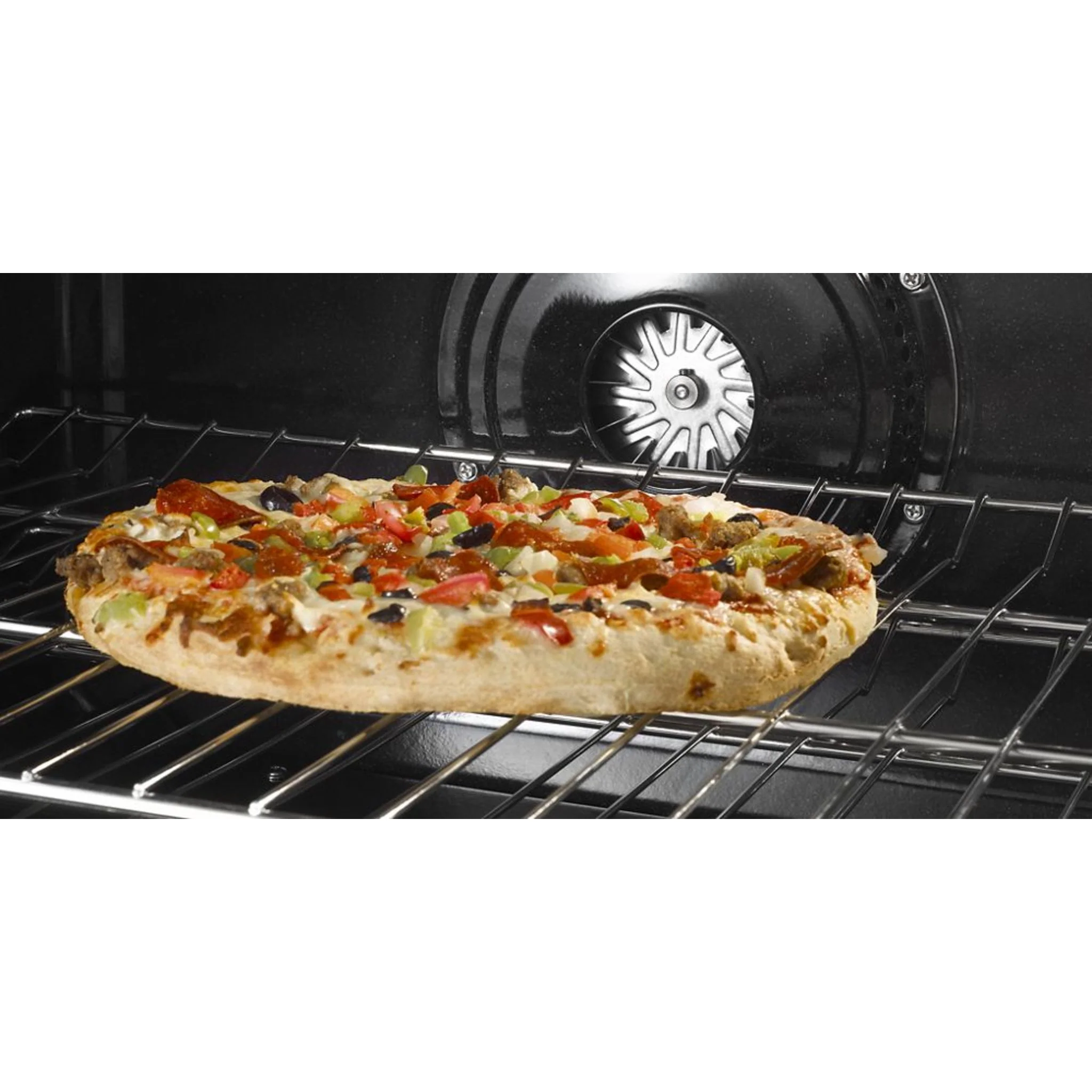 Whirlpool 8.6 Cu. Ft. Double Smart Wall Oven with Air Fry -Fingerprint Resistant Stainless Steel (WOED7027PZ) - Image 4