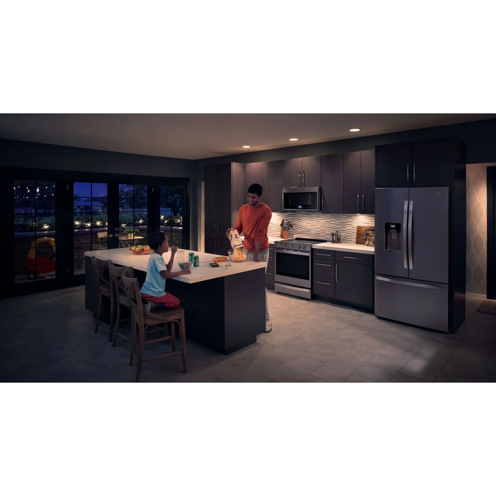 Whirlpool 30" Gas Cooktop with EZ-2-Lift Hinged Cast-Iron Grates (WCG55US0HB) - Image 2