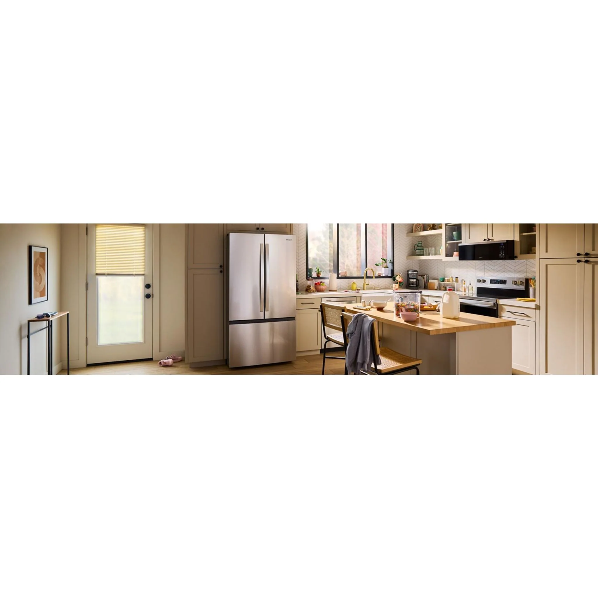 Whirlpool 36-Inch French Door Refrigerator with Interior Water Dispenser - 31 cu. ft. -Fingerprint Resistant Stainless Steel (WRFF3336SZ) - Image 19