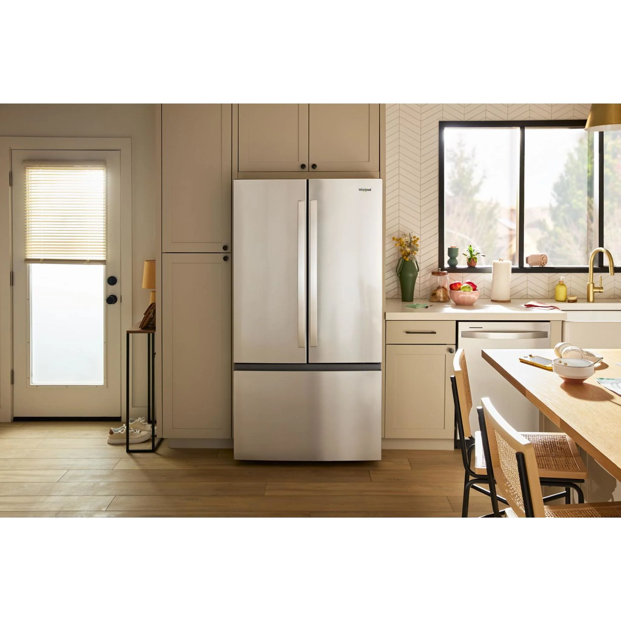 Whirlpool 36-Inch French Door Refrigerator with Interior Water Dispenser - 31 cu. ft. -Fingerprint Resistant Stainless Steel (WRFF3336SZ) - Image 25