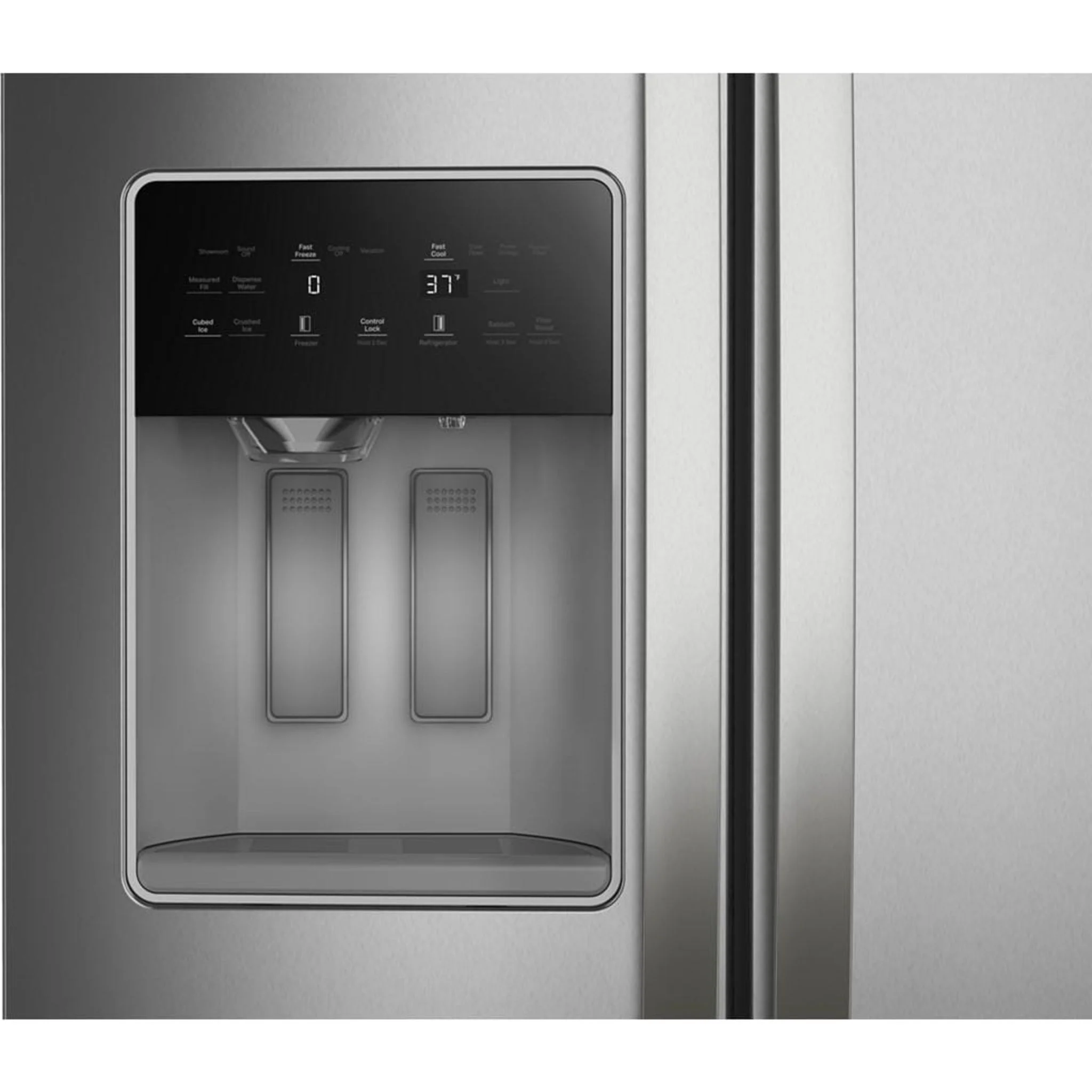 Whirlpool 36-inch Counter Depth Side-by-Side Refrigerator with Prep & Store Bins -Fingerprint Resistant Stainless Steel (WRSC6536RZ) - Image 2