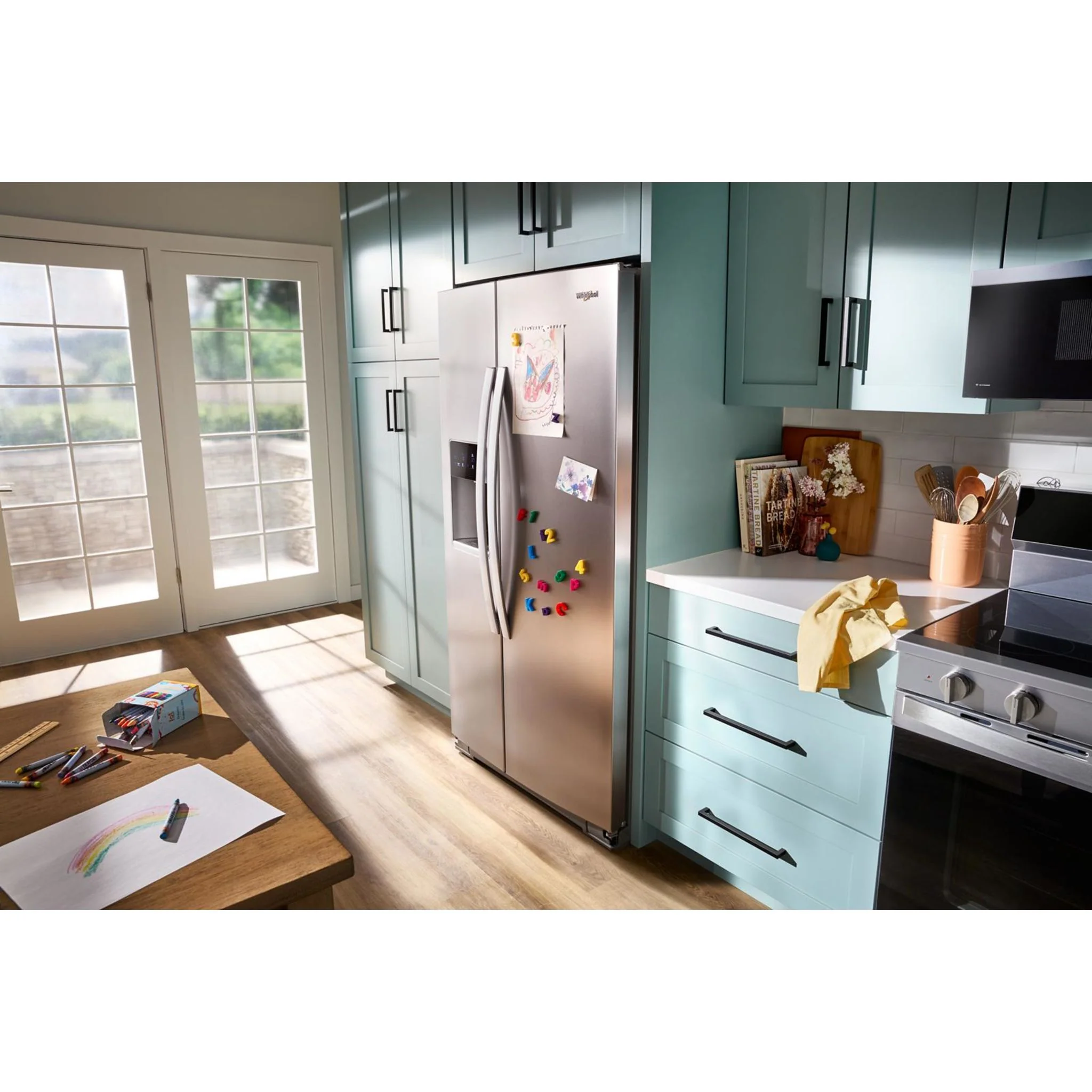 Whirlpool 36-inch Counter Depth Side-by-Side Refrigerator with TruCoolSystem -Black (WRSC5536RB) - Image 23