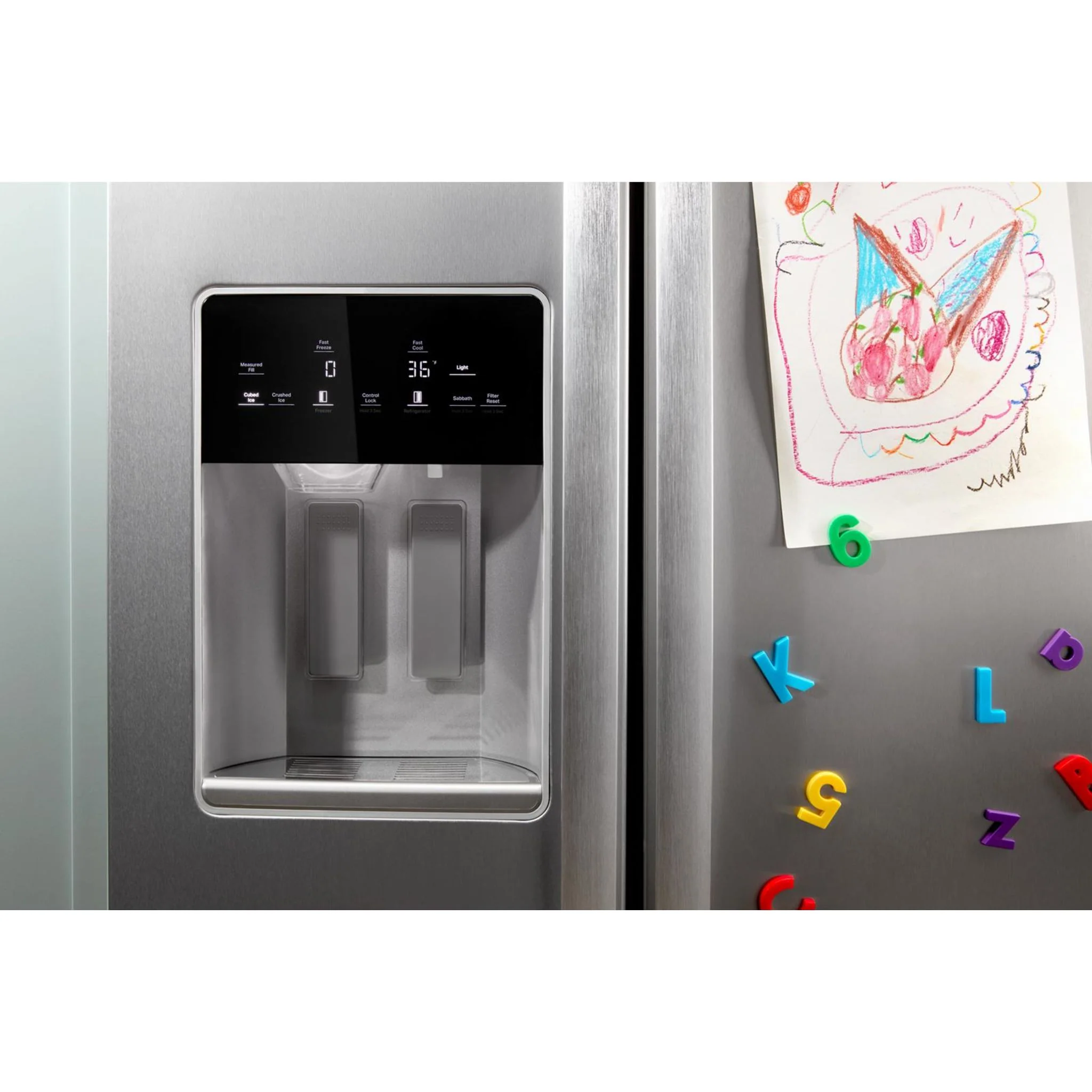 Whirlpool 36-inch Full Depth Side-by-Side Refrigerator with TruCoolSystem -Black (WRSF5536RB) - Image 9