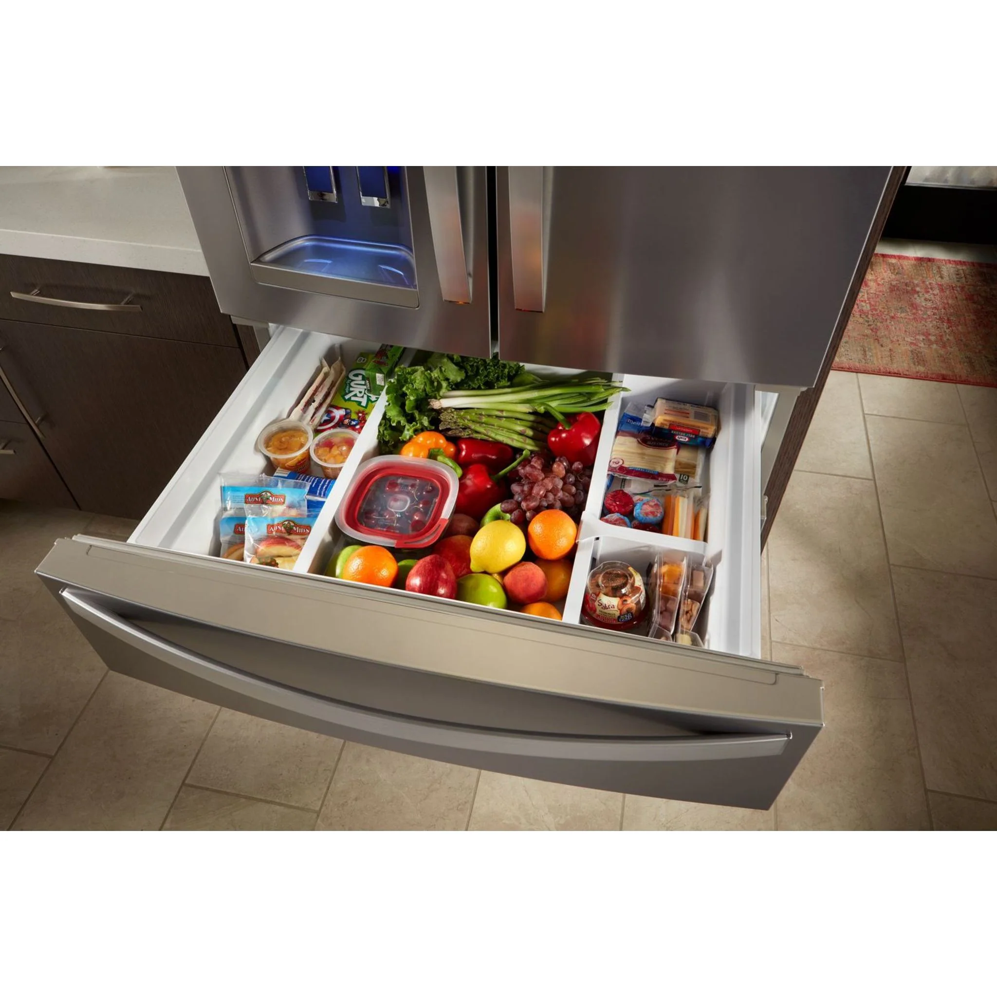Whirlpool 36" Wide French Door Refrigerator - 25 cu. ft. (WRX735SDHV) - Image 21