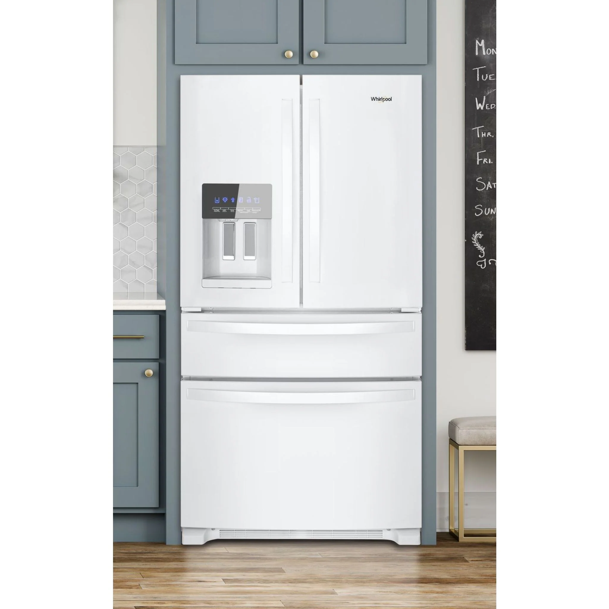 Whirlpool 36" Wide French Door Refrigerator - 25 cu. ft. (WRX735SDHW) - Image 13