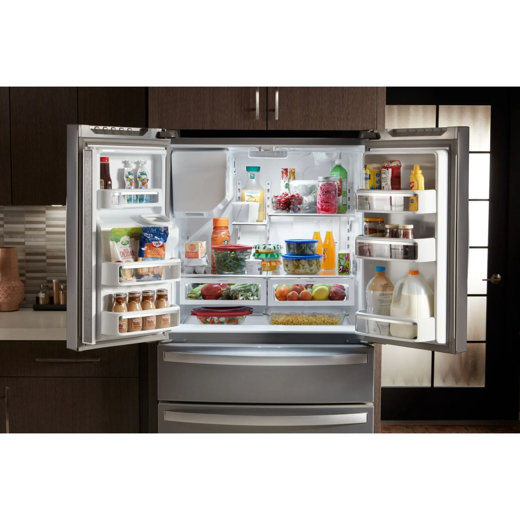 Whirlpool 36" Wide French Door Refrigerator - 25 cu. ft. (WRX735SDHW) - Image 18