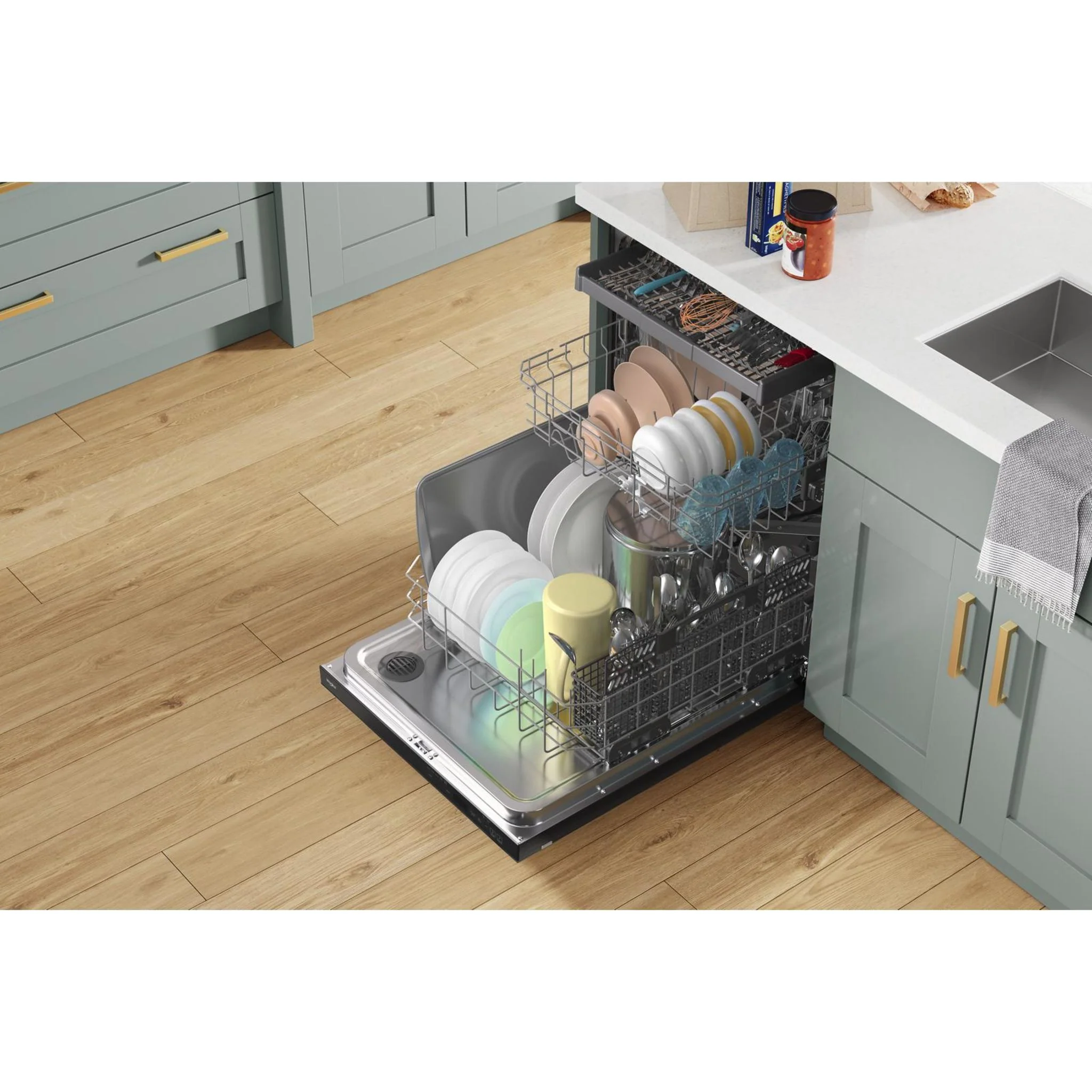 Whirlpool Large Capacity Dishwasher with 3rd Rack -Black (WDT750SAKB) - Image 13