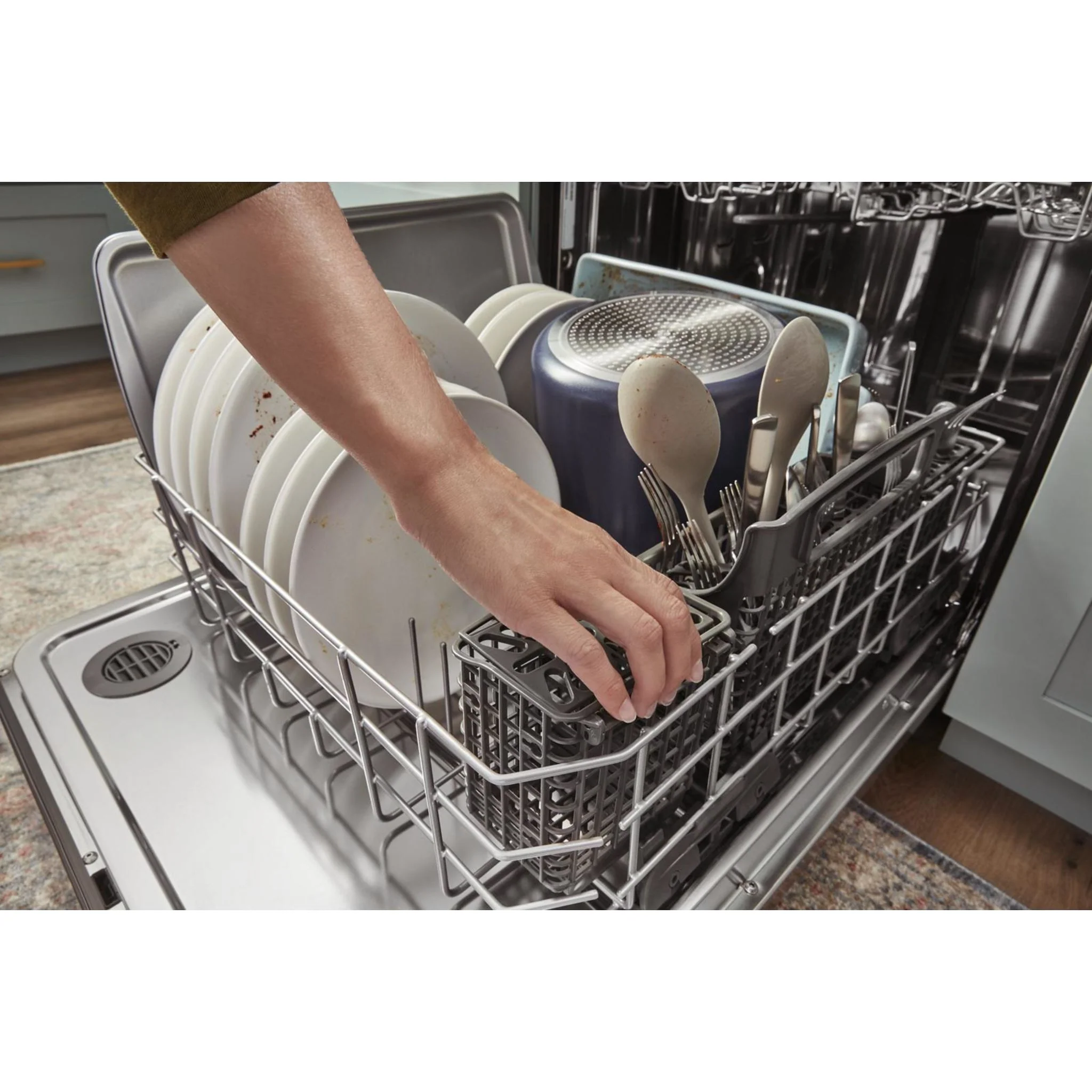 Whirlpool 24-Inch Dishwasher with AI Intelligent Wash - 47 dBA -White (WDT750SAKW) - Image 20