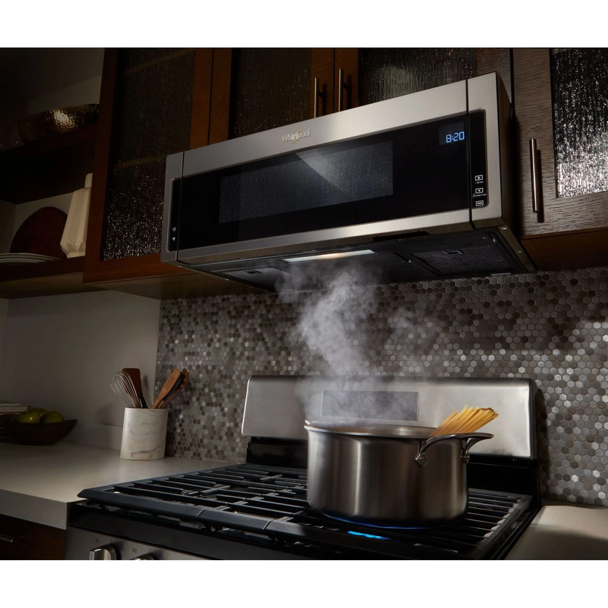 Whirlpool 5.8 cu.ft. Smart Slide-in Gas Range with Air Fry, when Connected - Black (WEG750H0HB) - Image 2