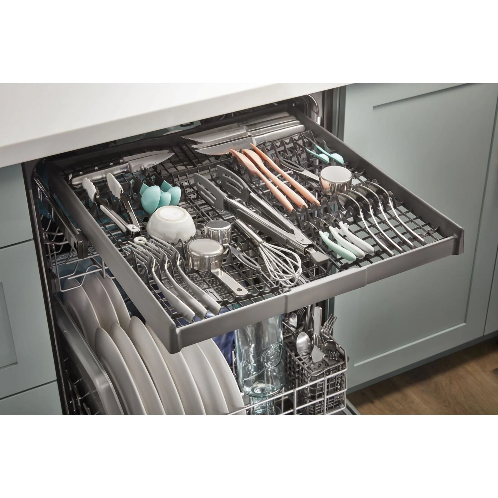 Whirlpool 24-Inch Stainless Steel Dishwasher with AI Intelligent Wash - 47 dBA -Stainless Steel (WDTA50SAKZ) - Image 42