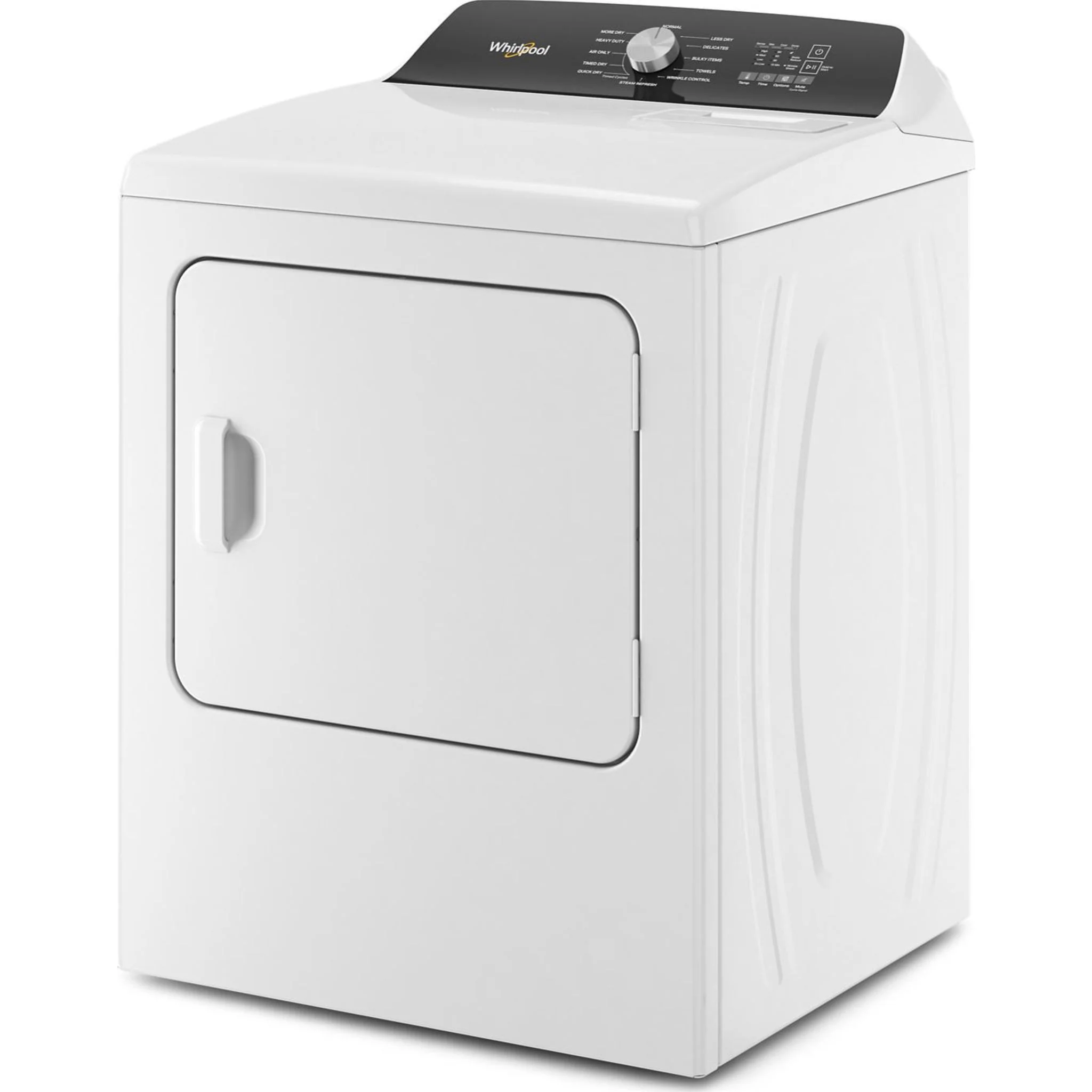Whirlpool 7.0 Cu. Ft. Top Load Electric Moisture Sensing Dryer with Steam -White (YWED5050LW) - Image 11