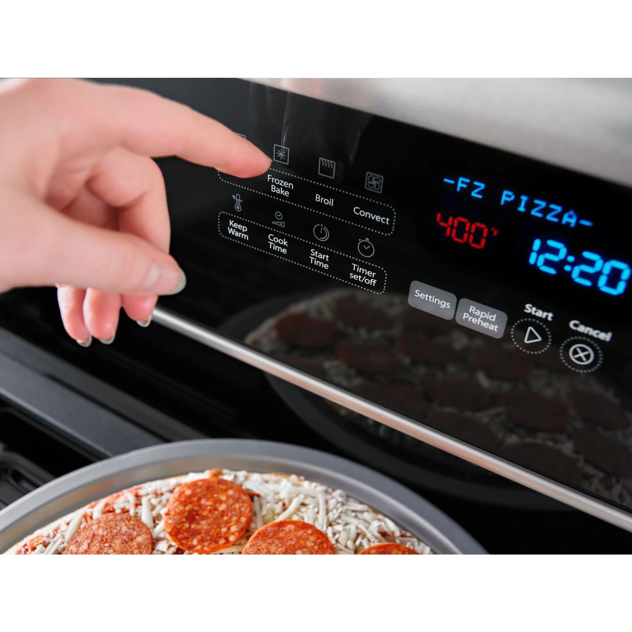 Whirlpool 6.7 Cu. Ft. Electric Double Oven Range with True Convection -Stainless Steel (YWGE745C0FS) - Image 20