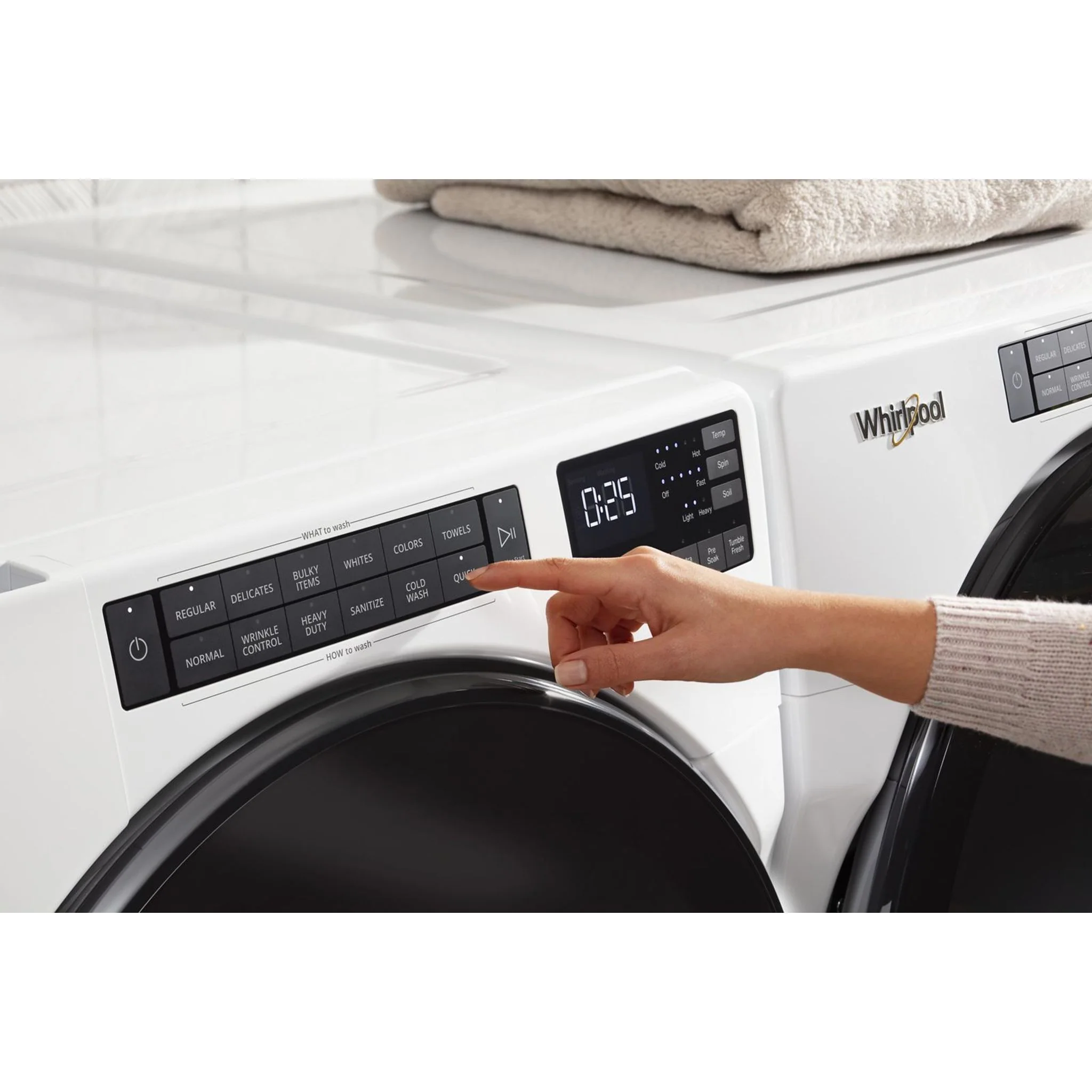 Whirlpool 7.4 cu. ft. Electric Wrinkle Shield Dryer (YWED5605MW) - Image 15