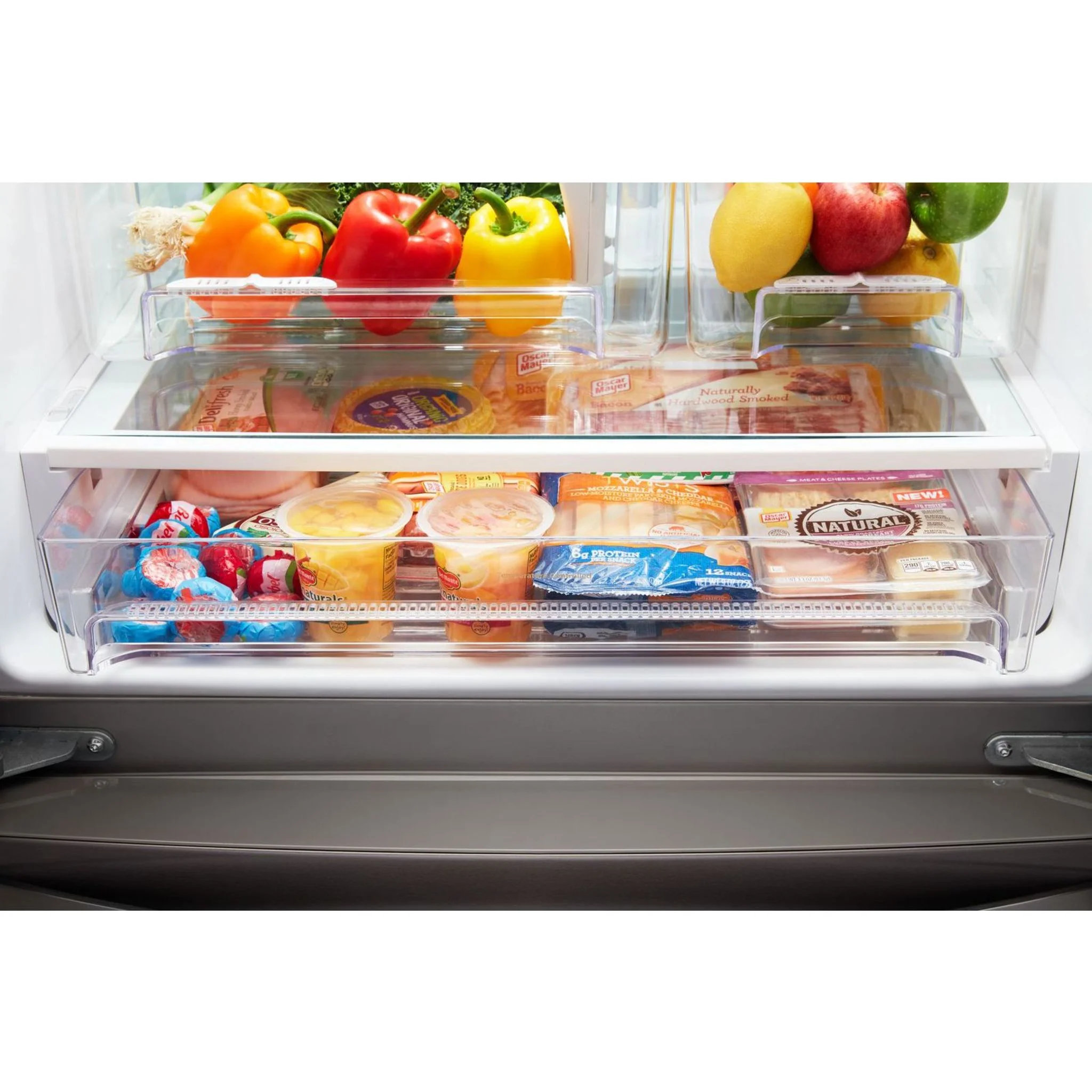 Whirlpool 30-inch Wide French Door Refrigerator - 20 cu. ft. -Black Stainless (WRF560SEHV) - Image 12