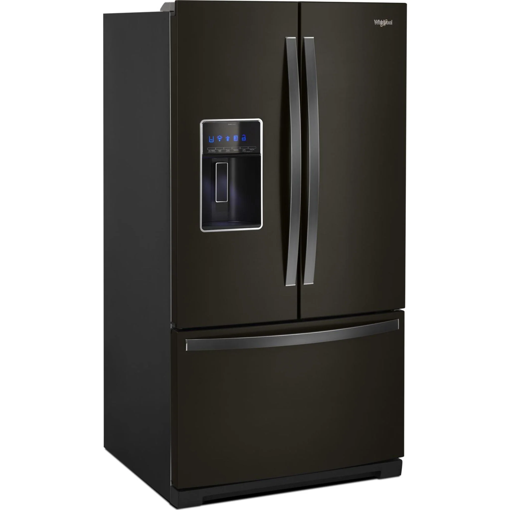 Whirlpool 36" Wide French Door Refrigerator - 27 cu. ft.- Black Stainless (WRF757SDHV) - Image 24
