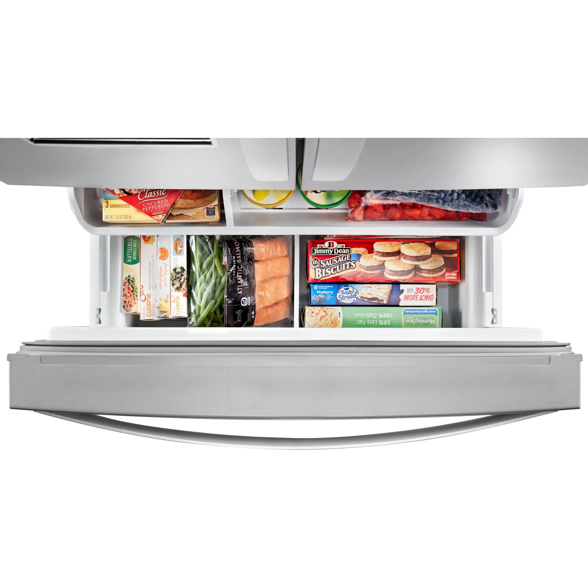 Whirlpool 36" Wide Counter Depth French Door Refrigerator - 24 cu. ft. (WRF954CIHZ) - Image 6