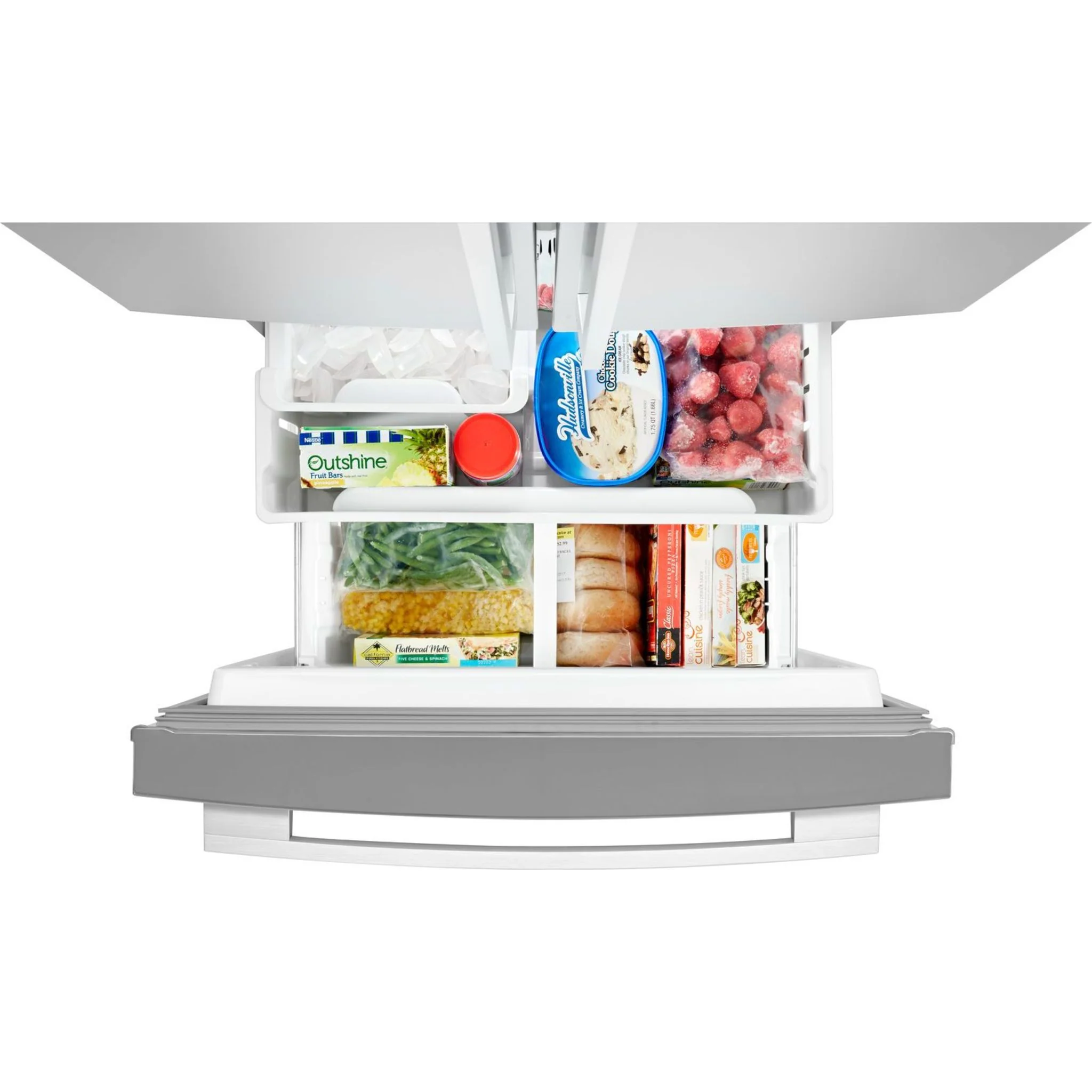 Whirlpool 30-inch Wide French Door Refrigerator - 20 cu. ft. -Black (WRF560SEHB) - Image 28