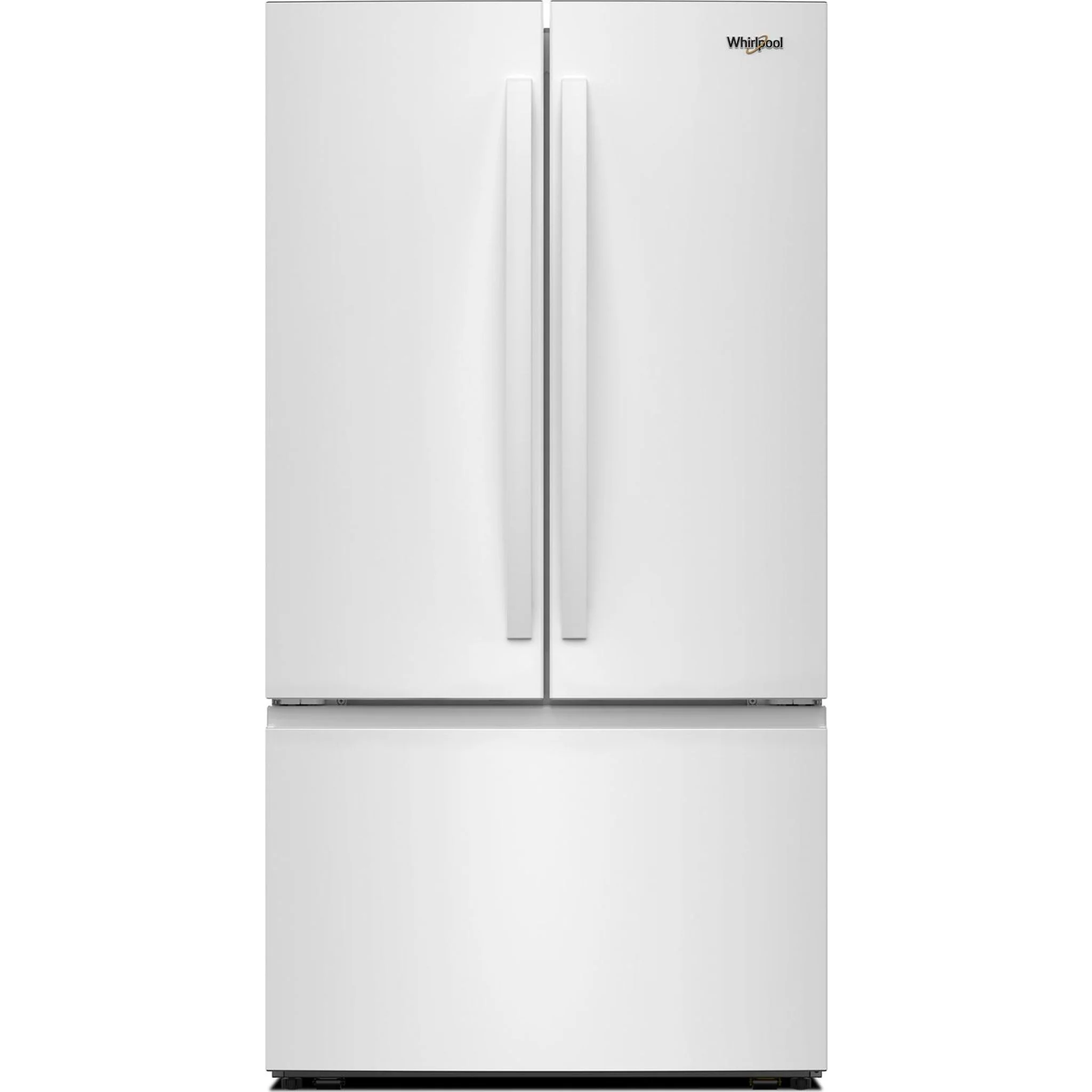 Whirlpool 36-Inch French Door Refrigerator with Ice Maker - 31 cu. ft. -White (WRFF3136SW)