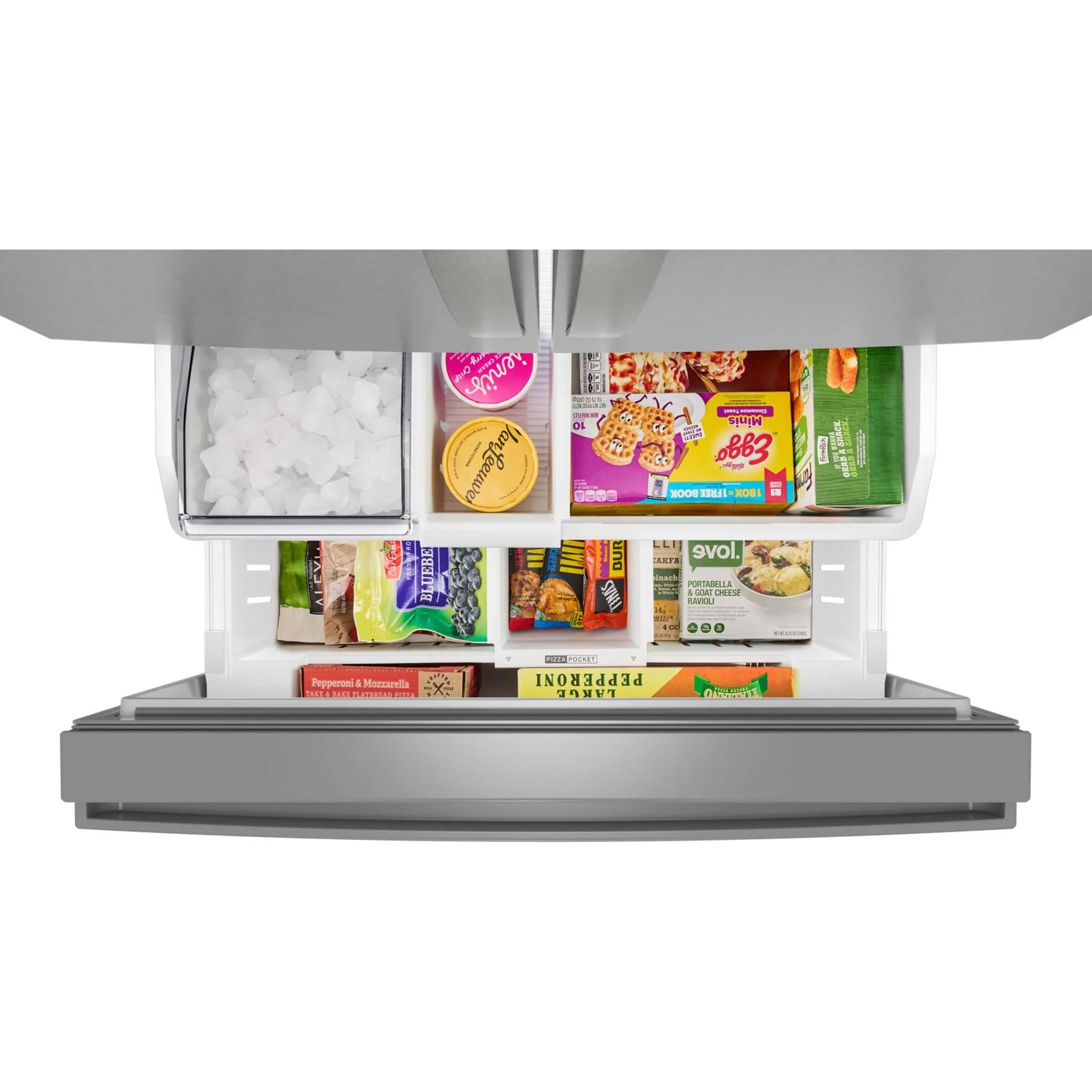 Whirlpool 36-Inch French Door Refrigerator with Ice Maker - 31 cu. ft. -Fingerprint Resistant Stainless Steel (WRFF3136SZ) - Image 34