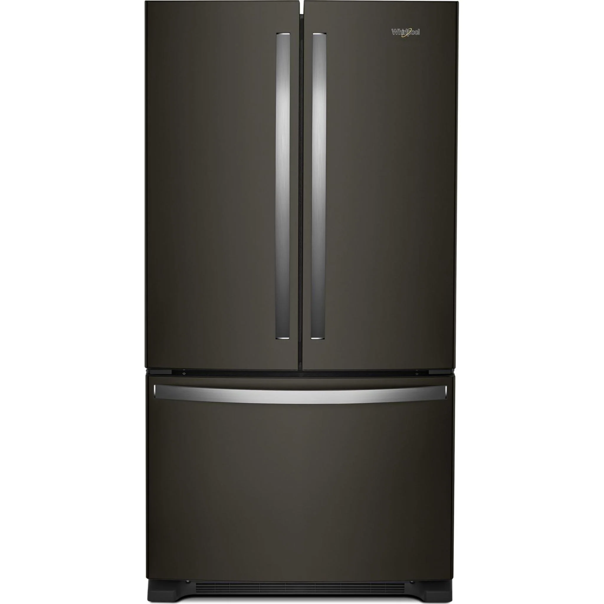 Whirlpool Full-Depth French Door Bottom Mount Refrigerator - Black Stainless (WRFF3236RV)