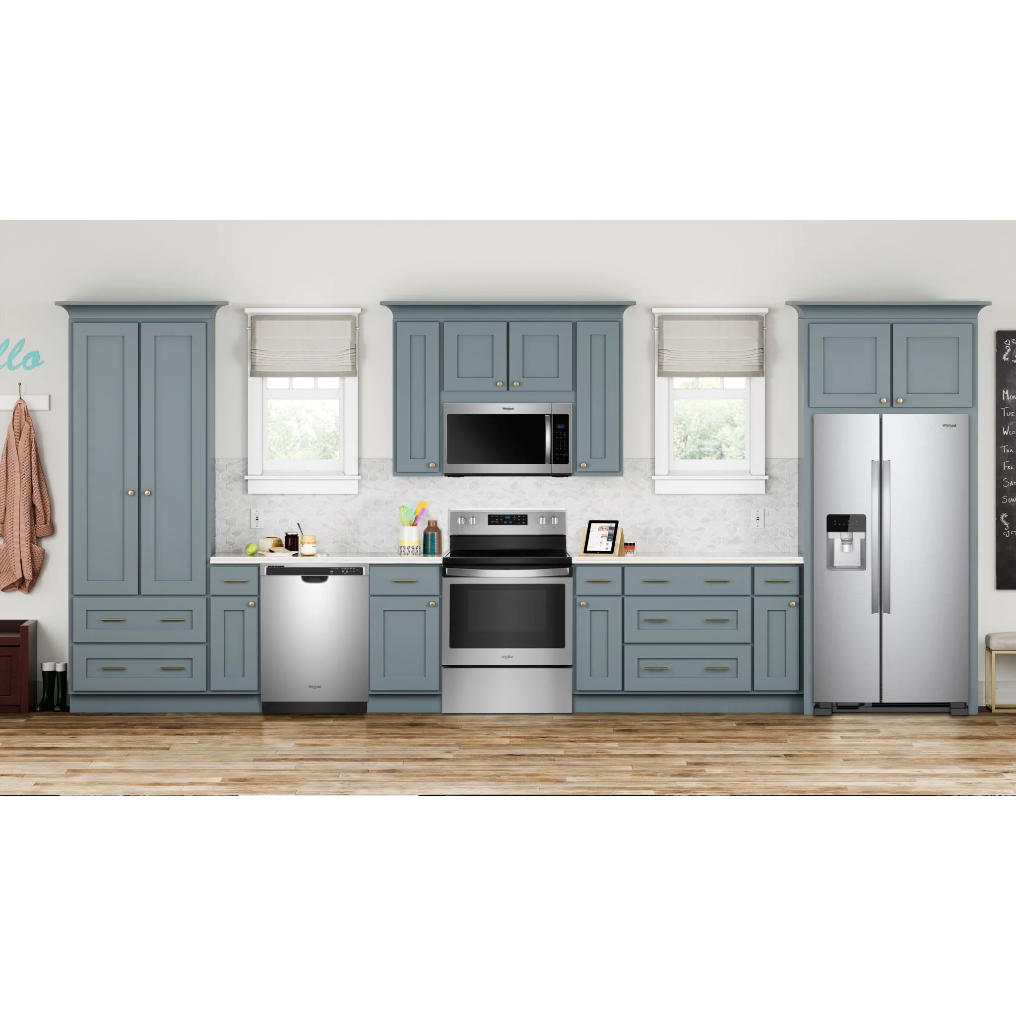 Whirlpool 36-inch Wide Side-by-Side Refrigerator - 25 cu. ft. -Black (WRS335SDHB) - Image 3