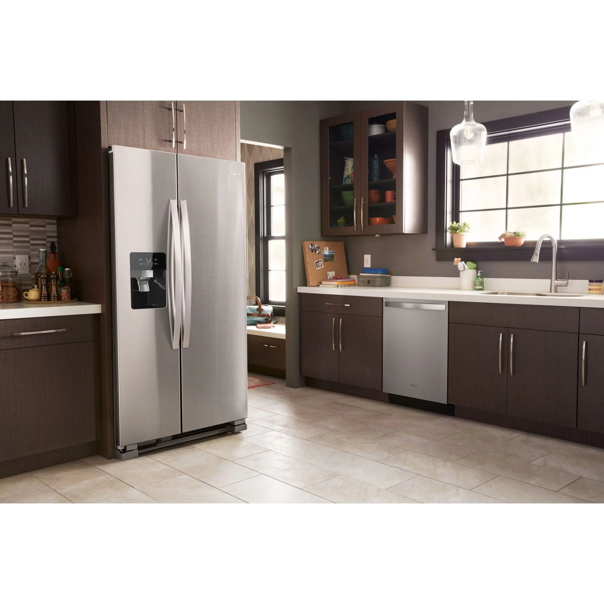 Whirlpool 36-inch Wide Side-by-Side Refrigerator - 25 cu. ft. -Fingerprint Resistant (WRS325SDHZ) - Image 19