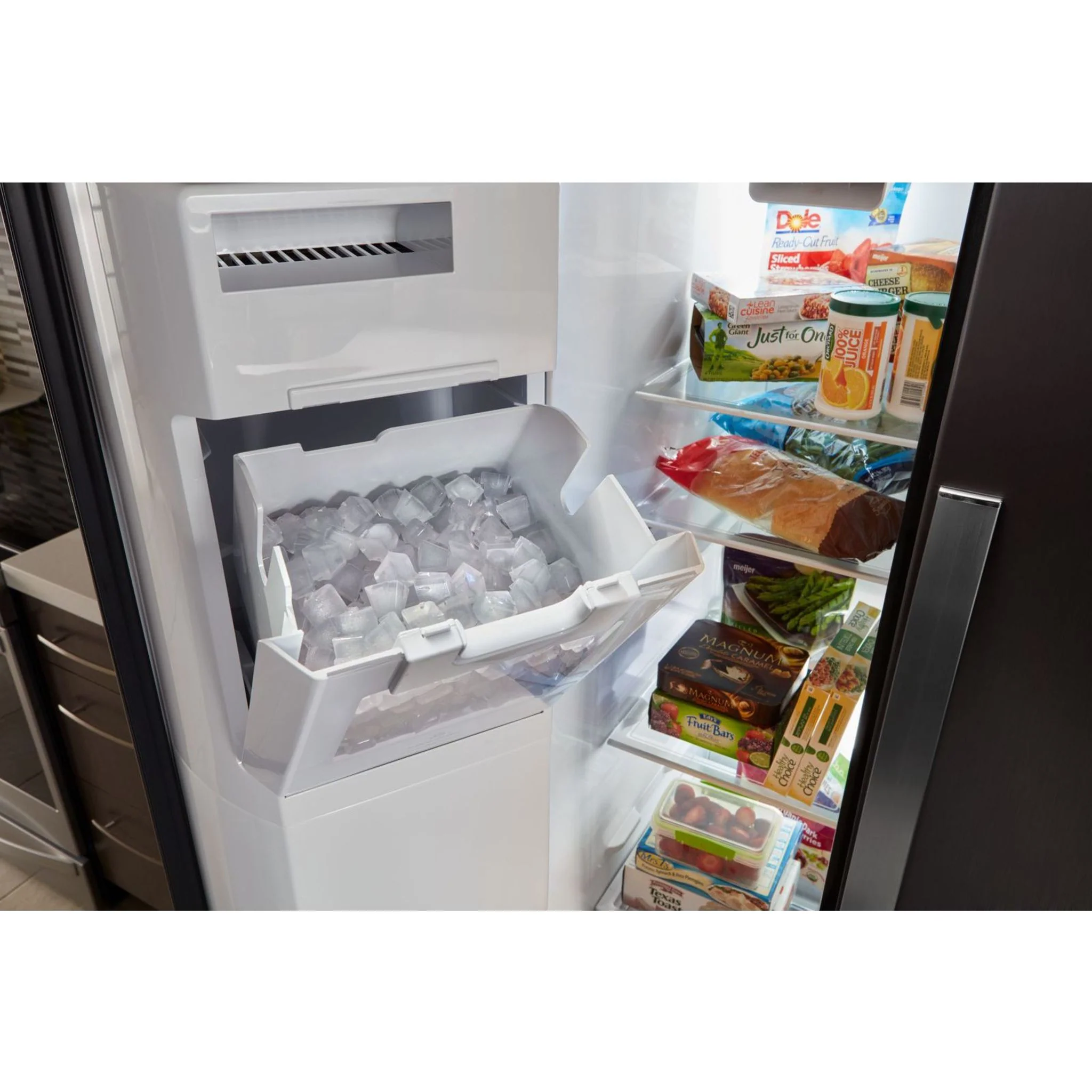 Whirlpool 36" Wide Counter Depth Side-by-Side Refrigerator - 21 cu. ft. - Fingerprint Resistant Stainless Steel (WRS571CIHZ) - Image 23
