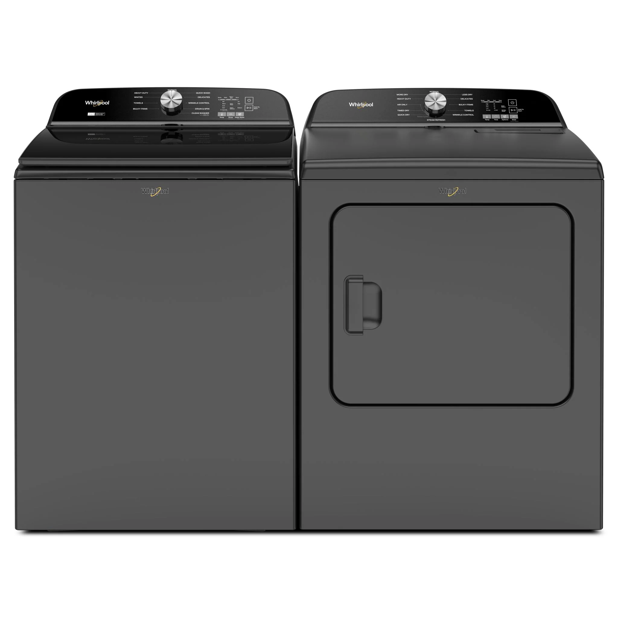 Whirlpool Top Load Pair (WTW6157PB-YWED6150PB )