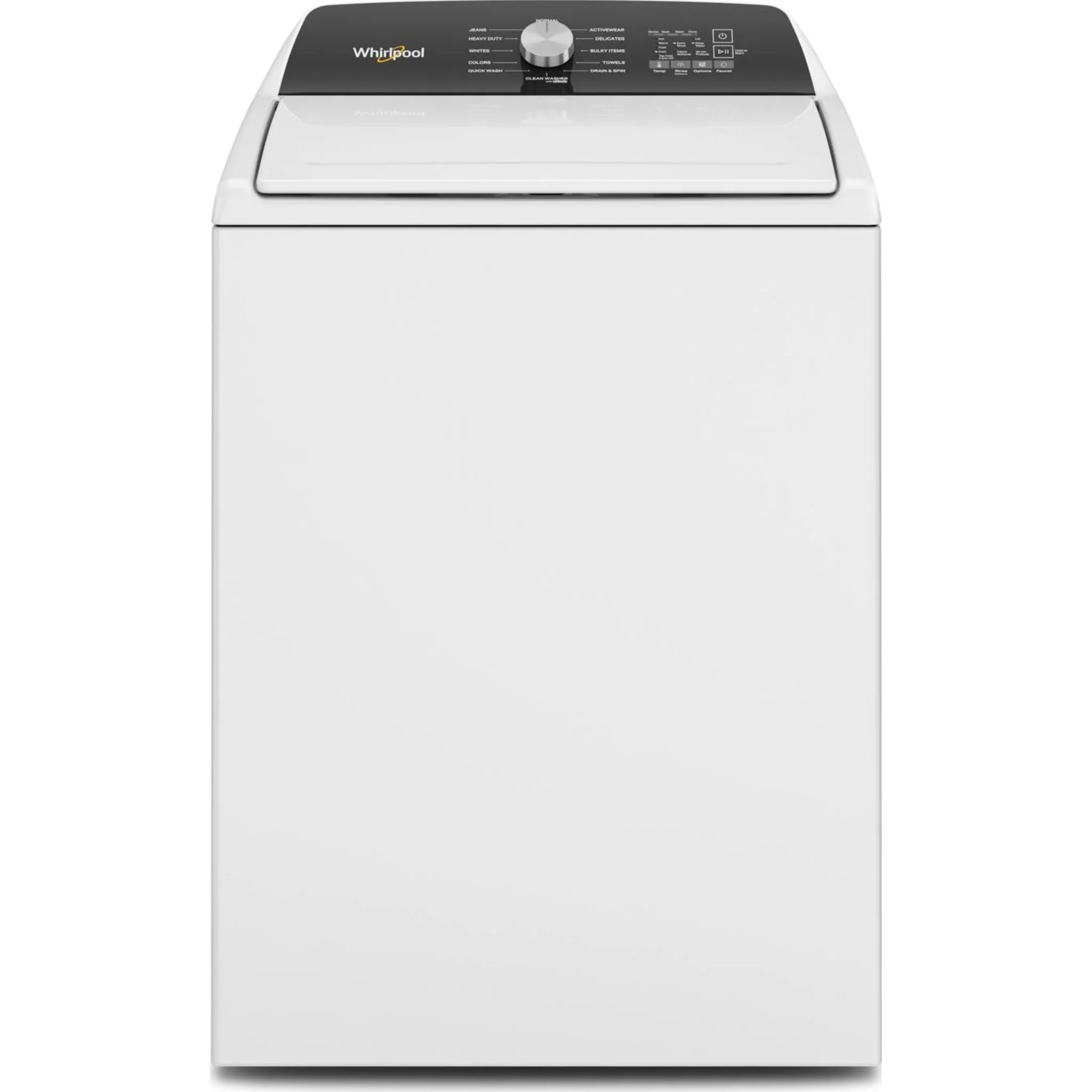 Whirlpool 5.2 cu. ft. Top Load Agitator Washer with Built-In Faucet - White (WTW5015LW)
