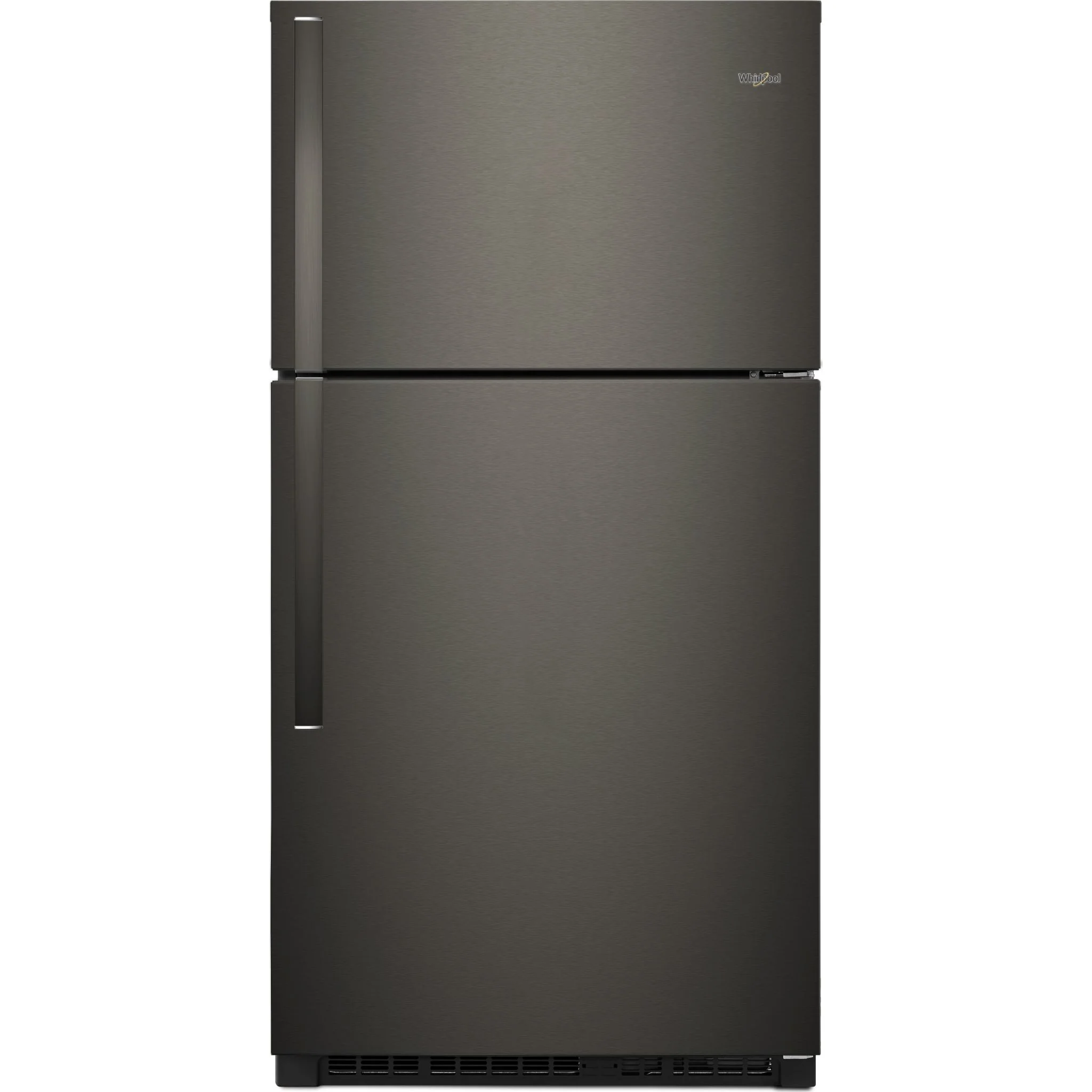 Whirlpool 33-inch Wide Top Freezer Refrigerator - 21 cu. ft. -Black Stainless (WRT541SZHV)