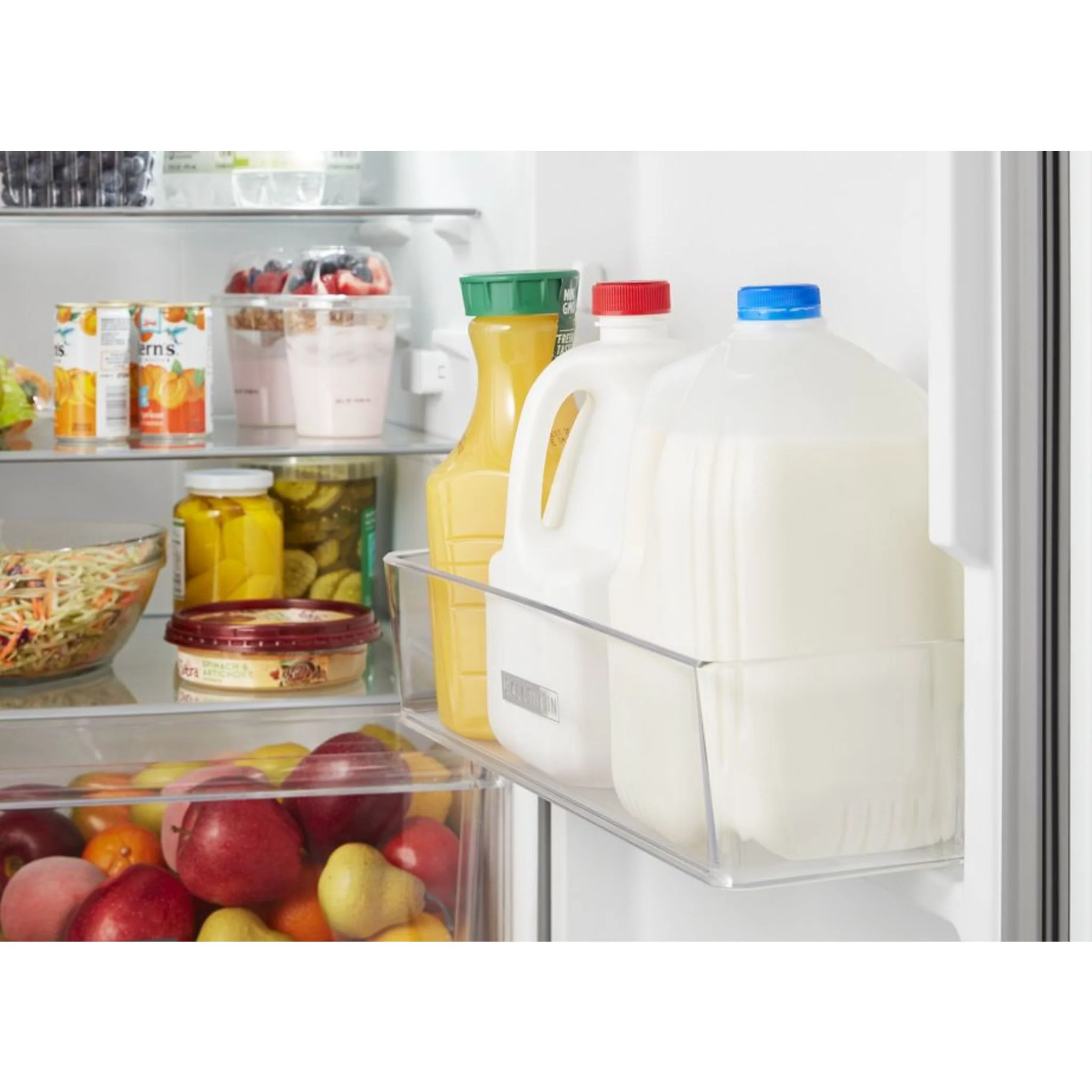 Whirlpool 24-inch Wide Small Space Top-Freezer Refrigerator - 11.6 cu. ft. -Black Stainless Finish (WRT312CZJV) - Image 3