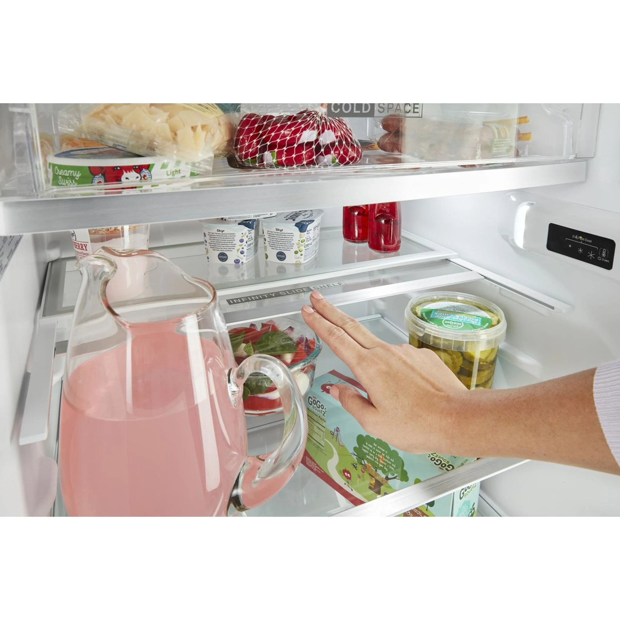 Whirlpool 24-inch Wide Small Space Top-Freezer Refrigerator - 12.9 cu. ft. -White (WRT313CZLW) - Image 6