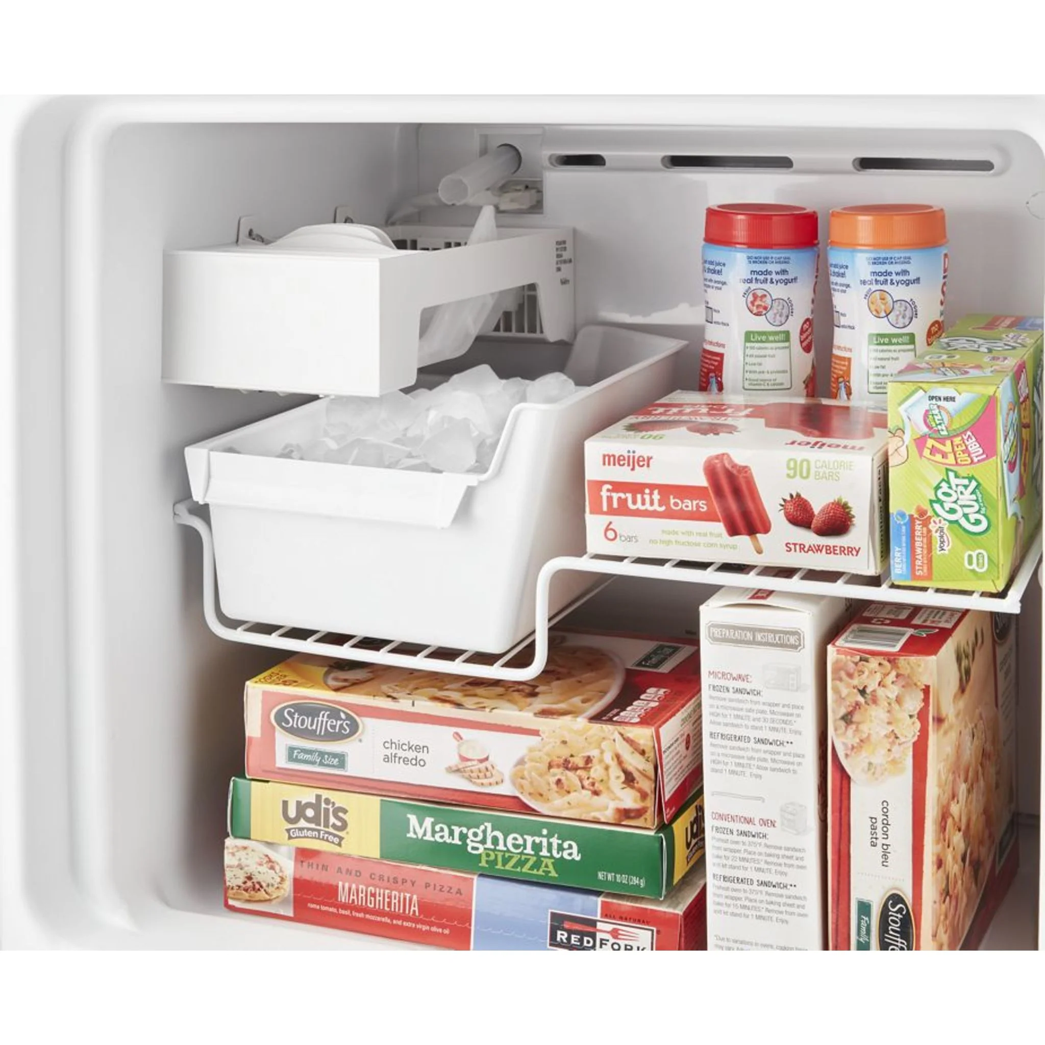 Whirlpool 24-inch Wide Small Space Top-Freezer Refrigerator - 12.9 cu. ft. -Fingerprint Resistant Stainless (WRT313CZLZ) - Image 6