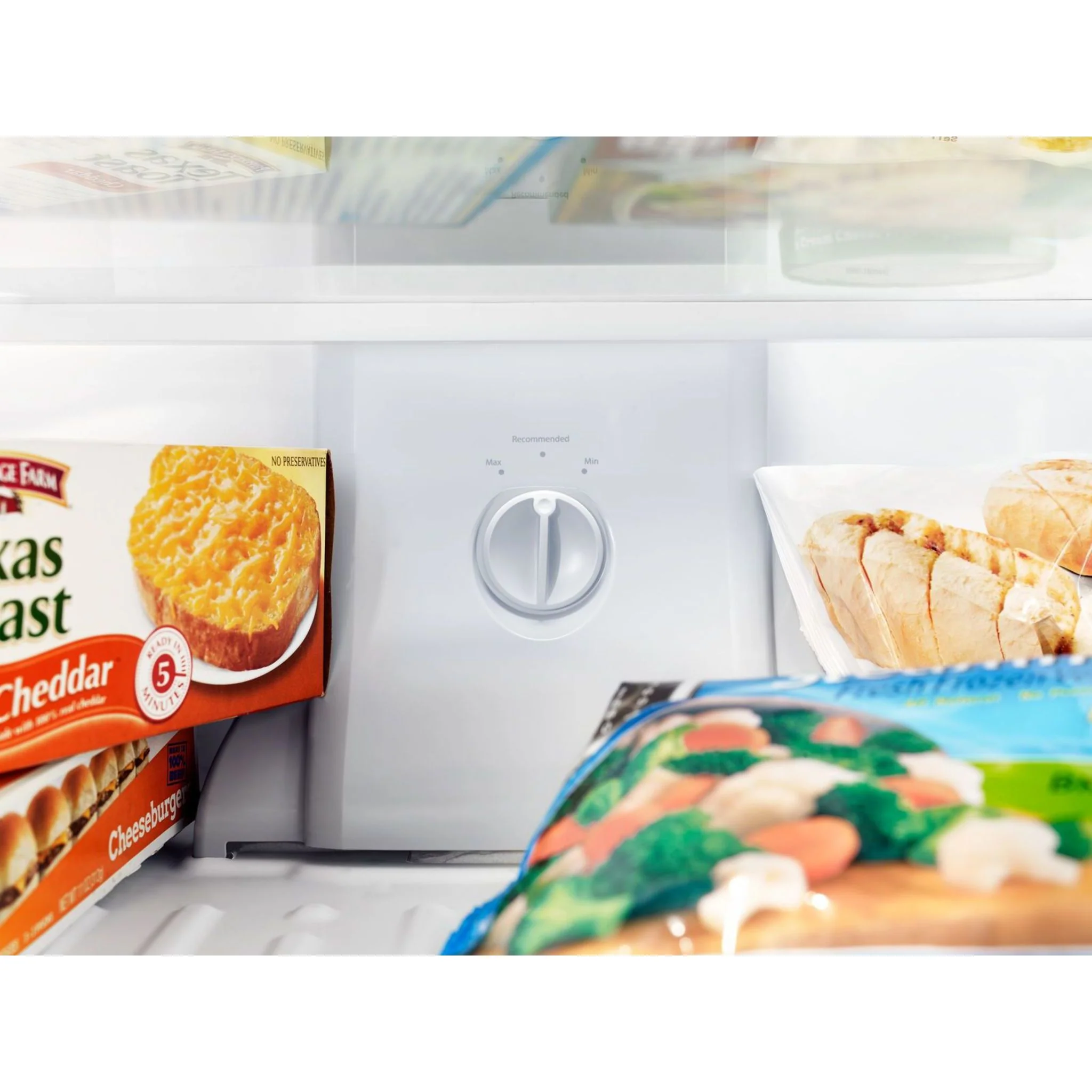 Whirlpool 33" Wide Top-Freezer Refrigerator with Optional EZ Connect Icemaker Kit (Sold Separetely) -Monochromatic Stainless Steel (WRT541SZDM) - Image 8