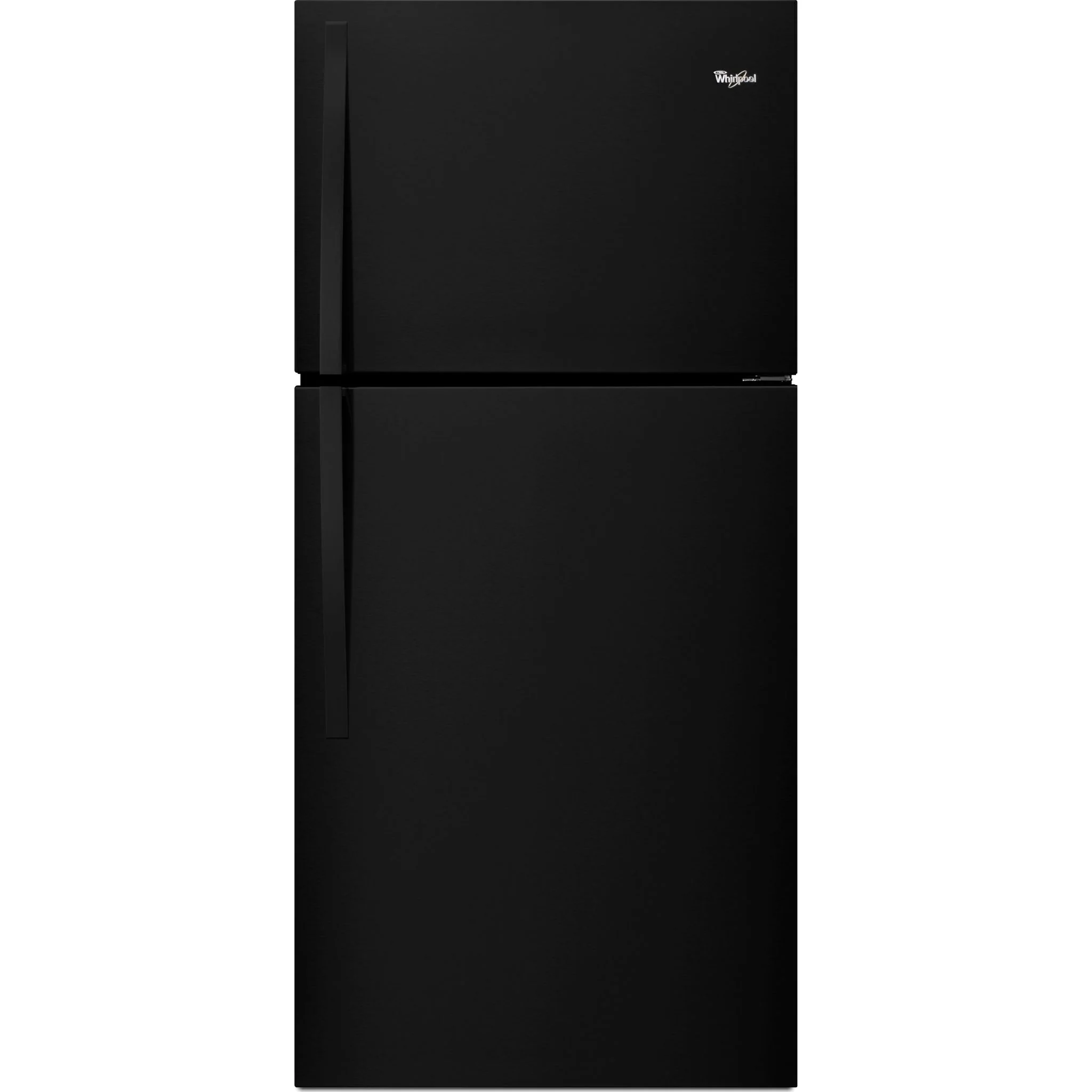 Whirlpool 30" Wide Top-Freezer Refrigerator with LED Interior Lighting -Black (WRT549SZDB)