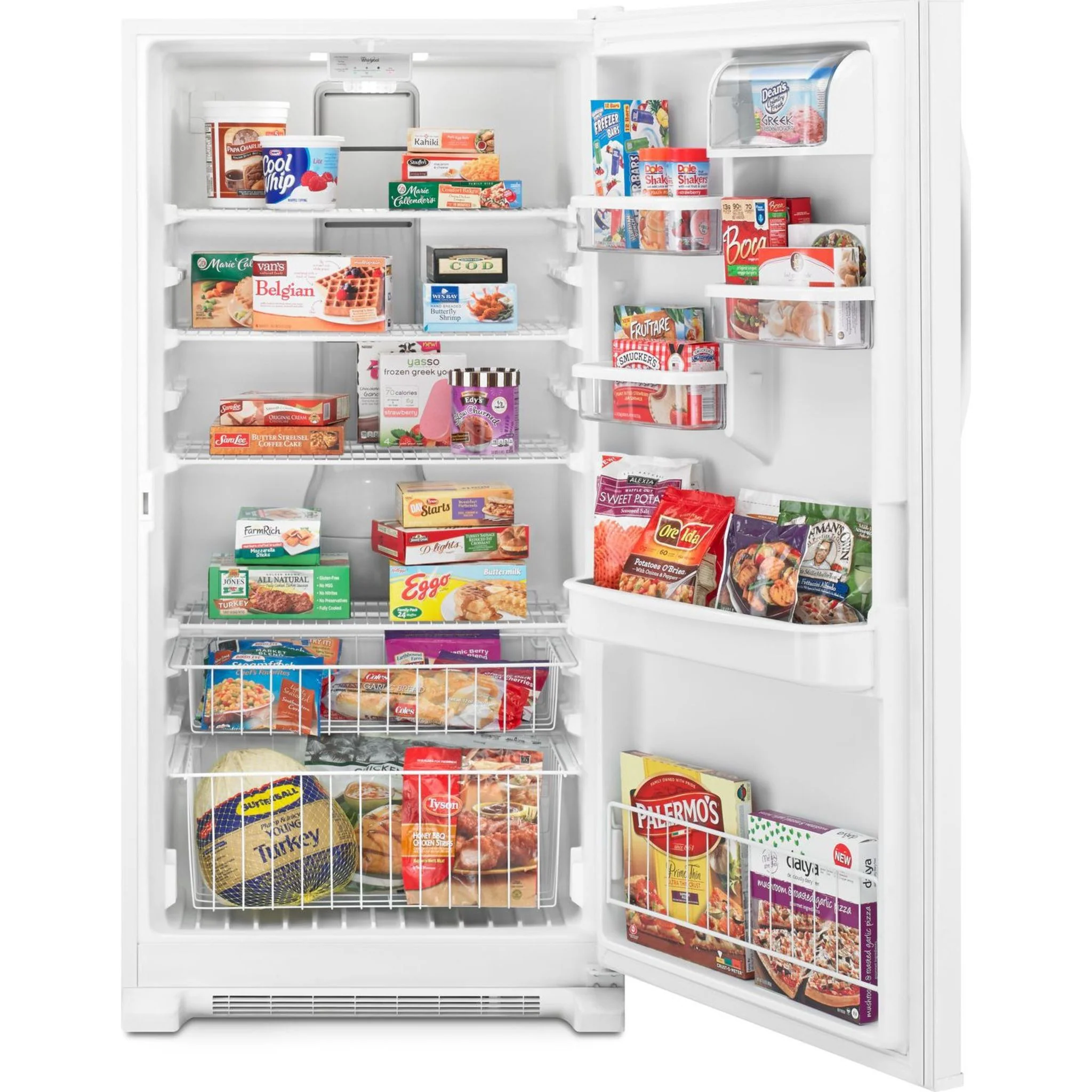 Whirlpool 20 cu. ft. Upright Freezer with Temperature Alarm -White (WZF79R20DW) - Image 9