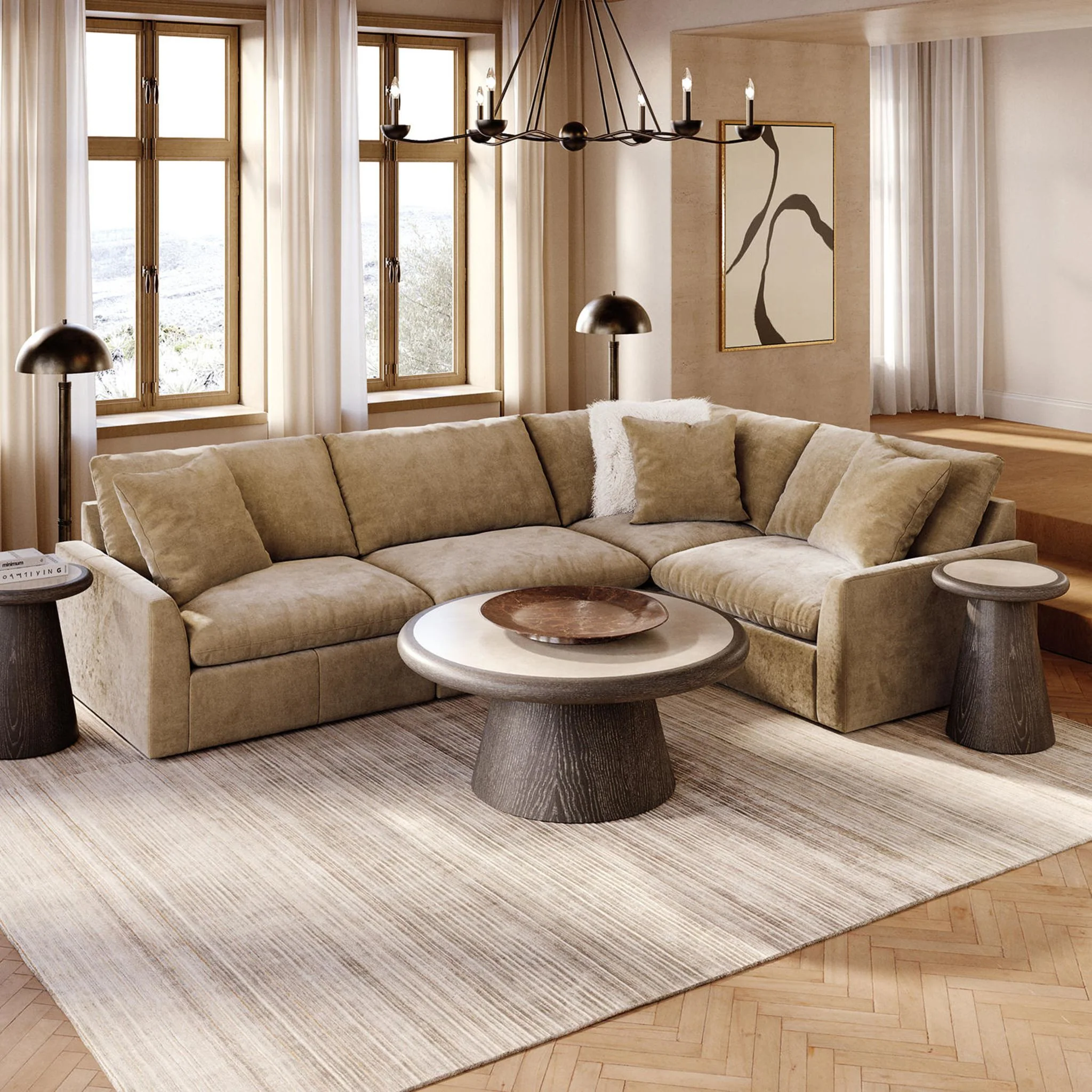 Whitehaven-Exclusive 4 Piece Modular Sectional - Image 11