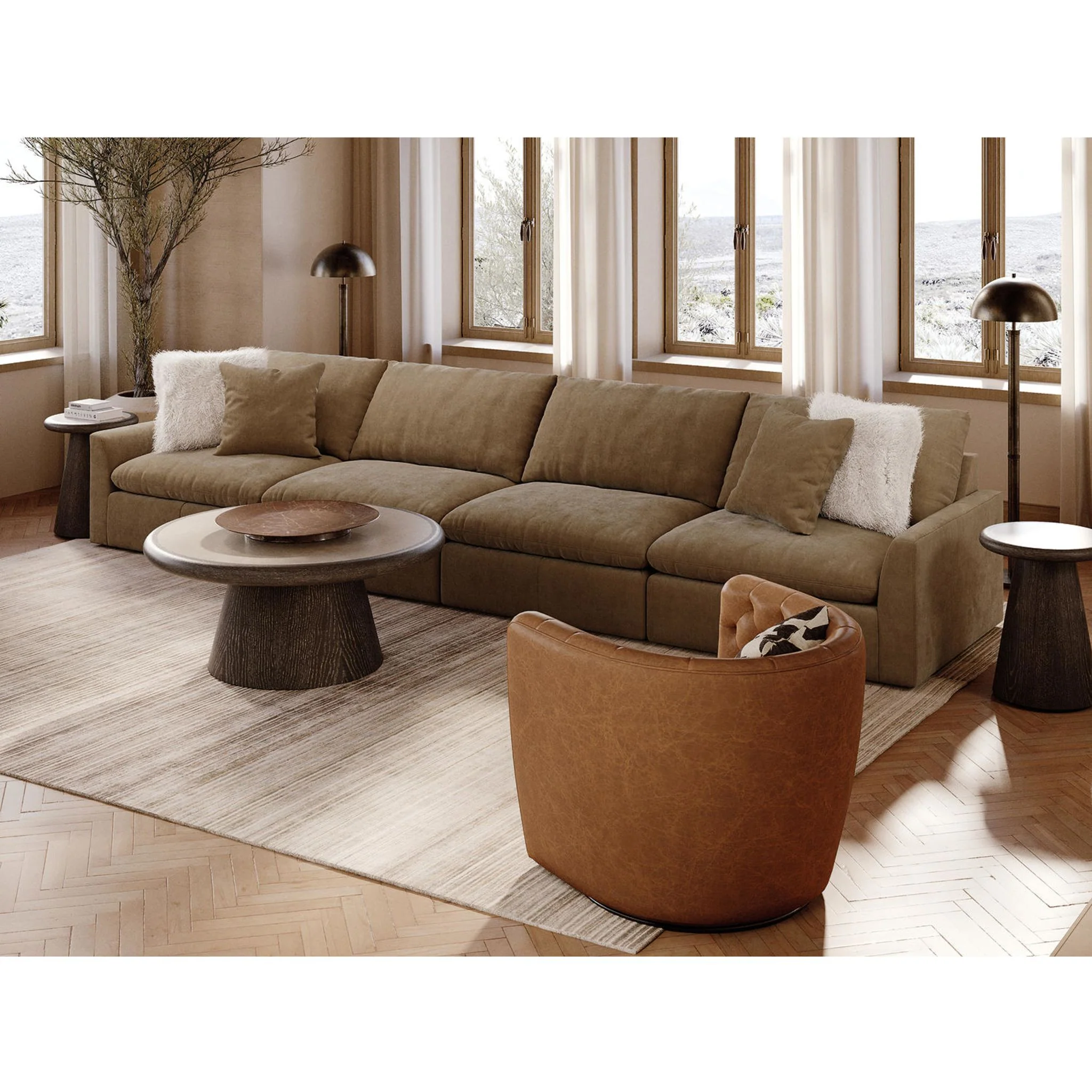 Whitehaven-Exclusive 4 Piece Modular Sectional - Image 49