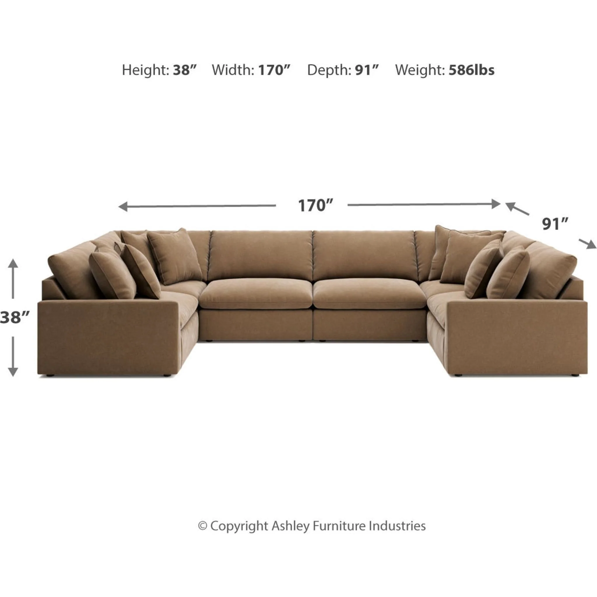 Whitehaven-Exclusive 6 Piece Modular Sectional - Image 3
