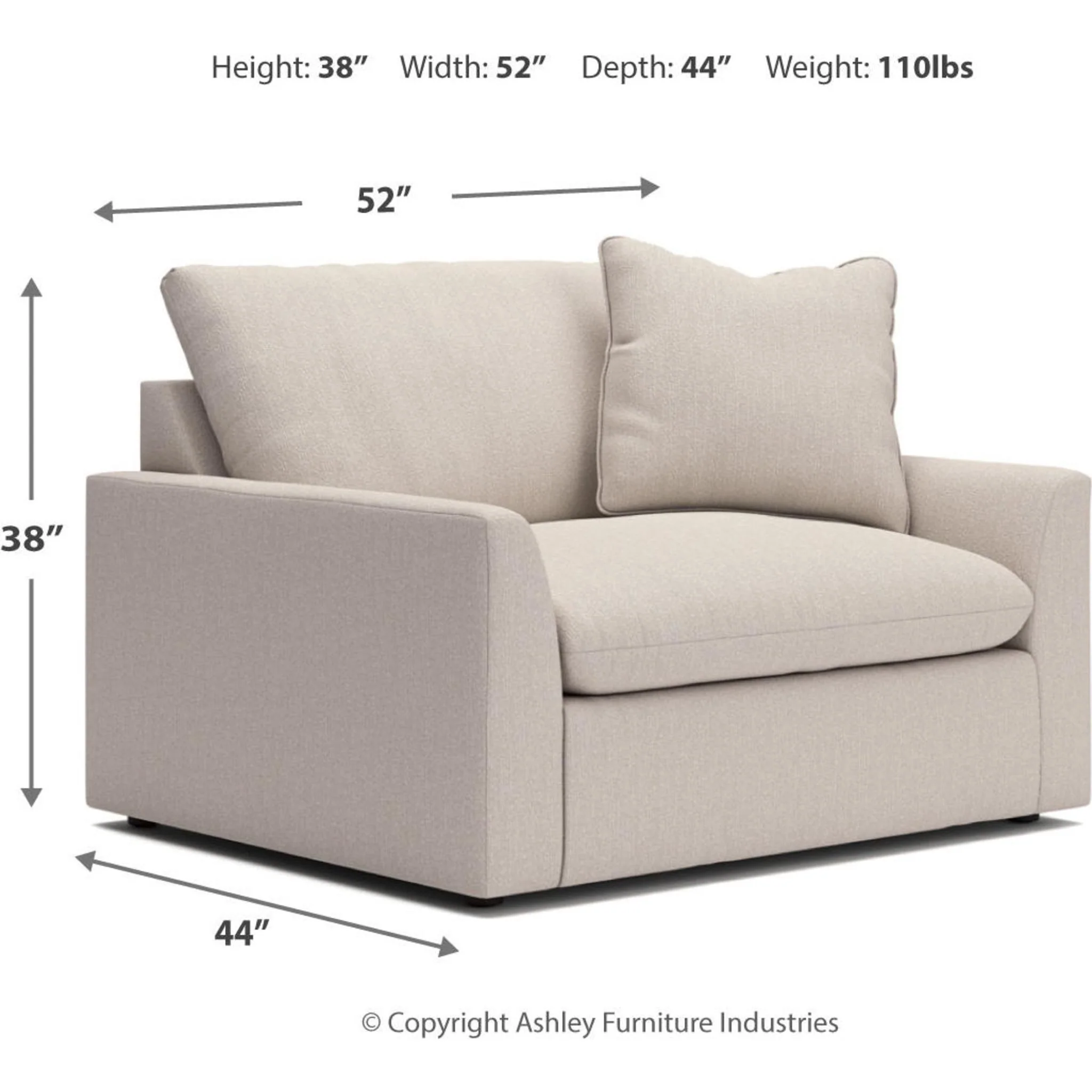 Whitehaven-Exclusive Chair and a Half - Image 16