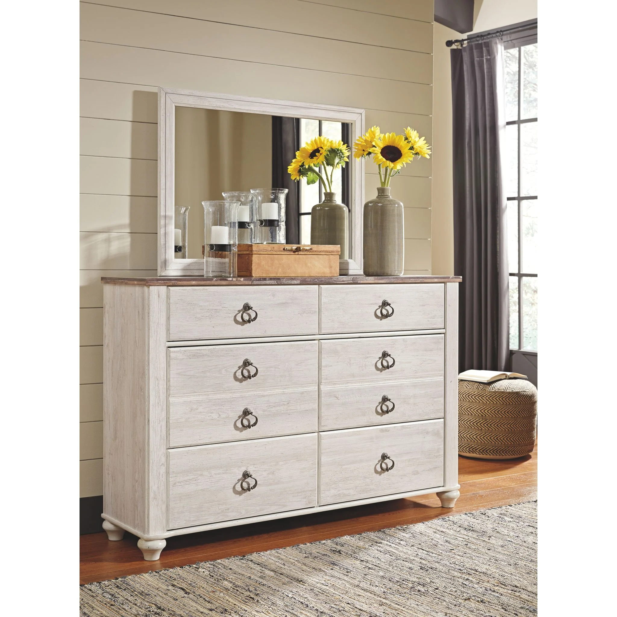 Willowton 5 Piece Panel Bedroom - Image 2