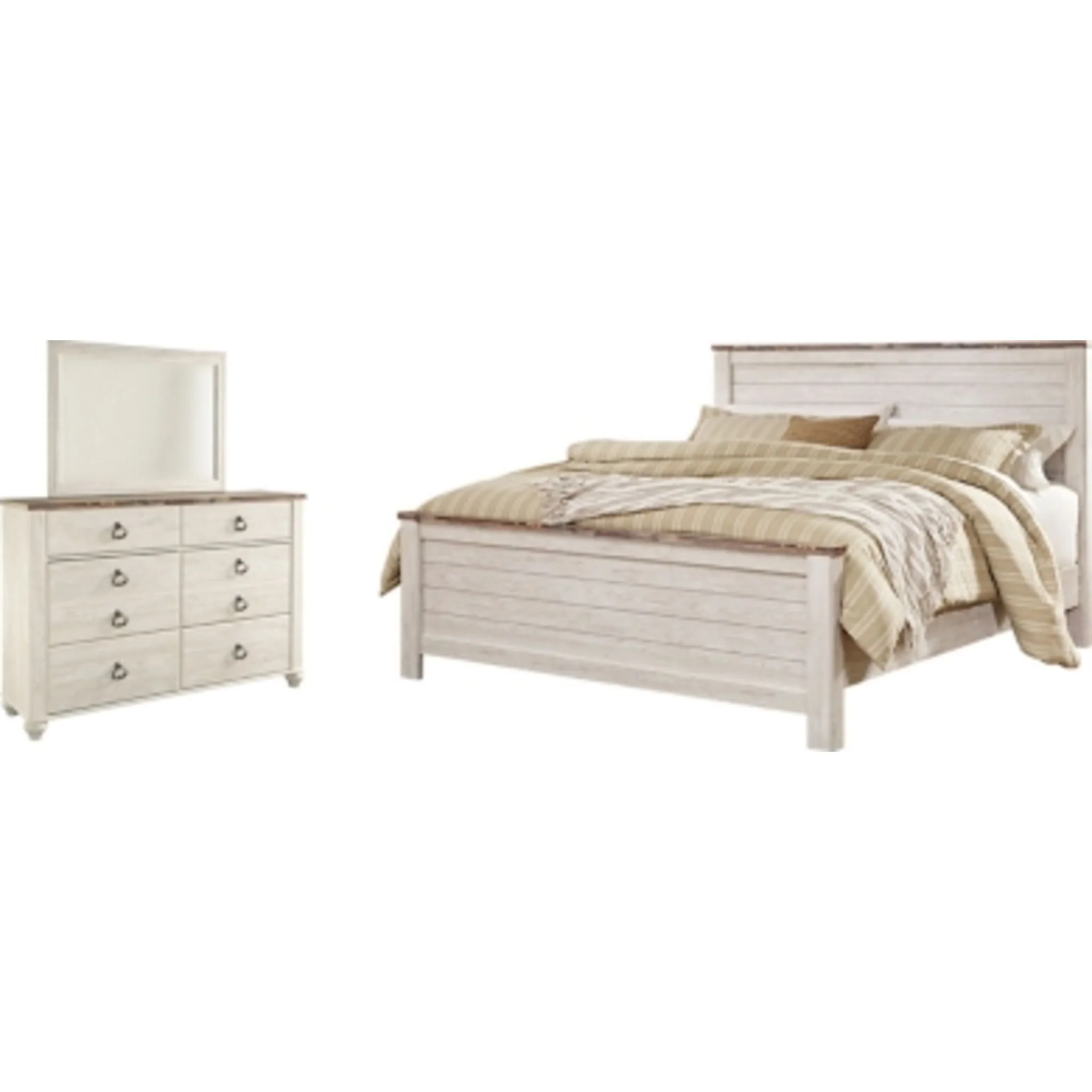 Willowton 5 Piece Panel Bedroom - Image 62