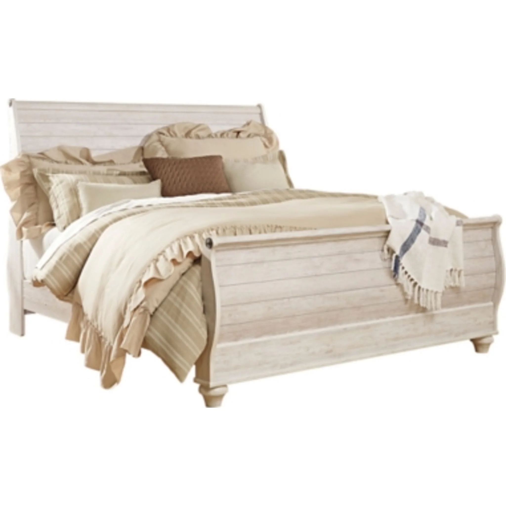 Willowton 5 Piece Sleigh Bedroom - Image 66