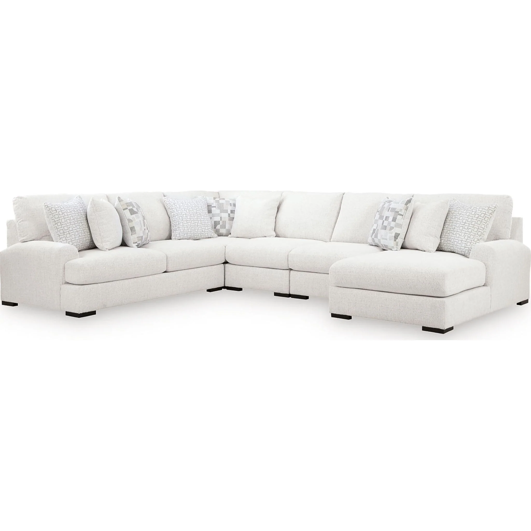 Wynncroft Manor 5 Piece Sectional with Chaise - Image 4