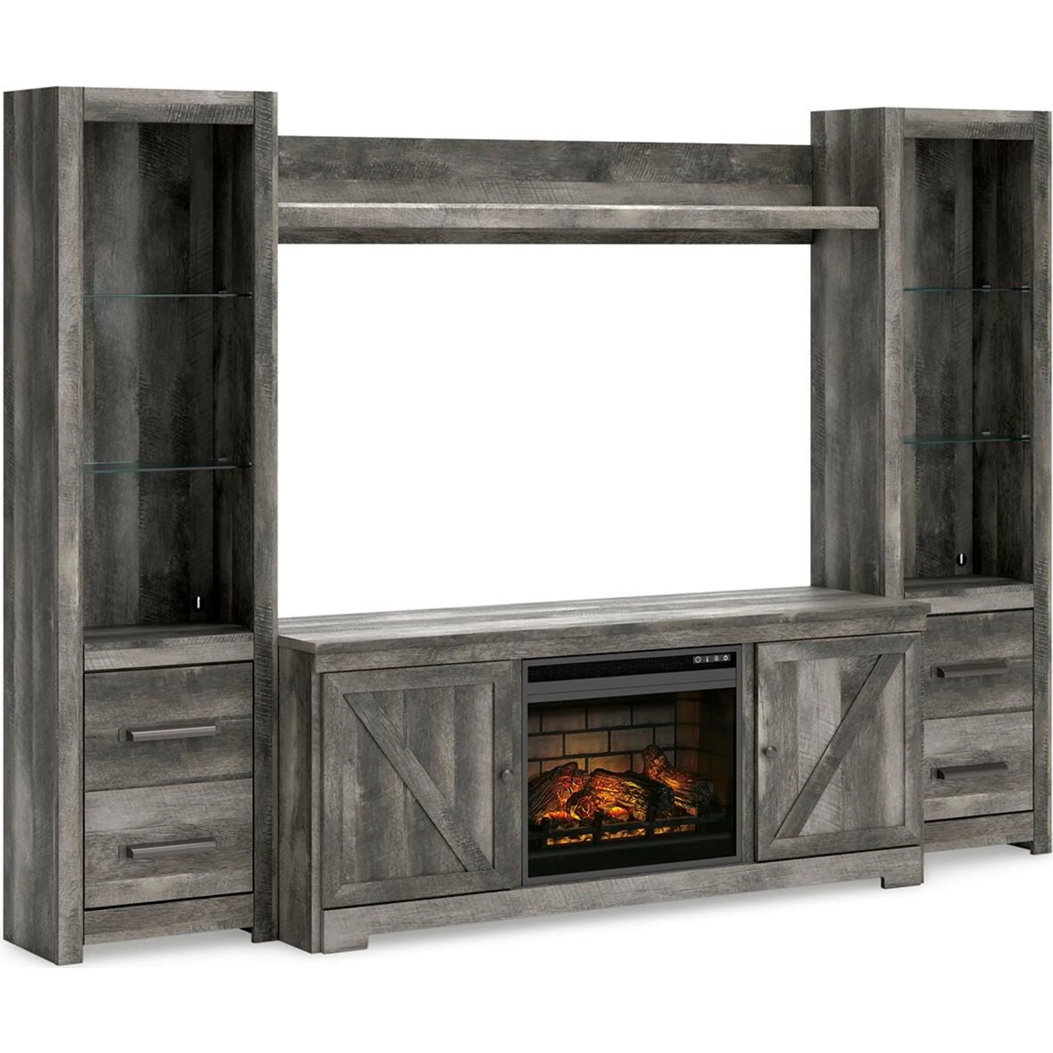 Wynnlow Entertainment Unit with Fireplace - Image 5