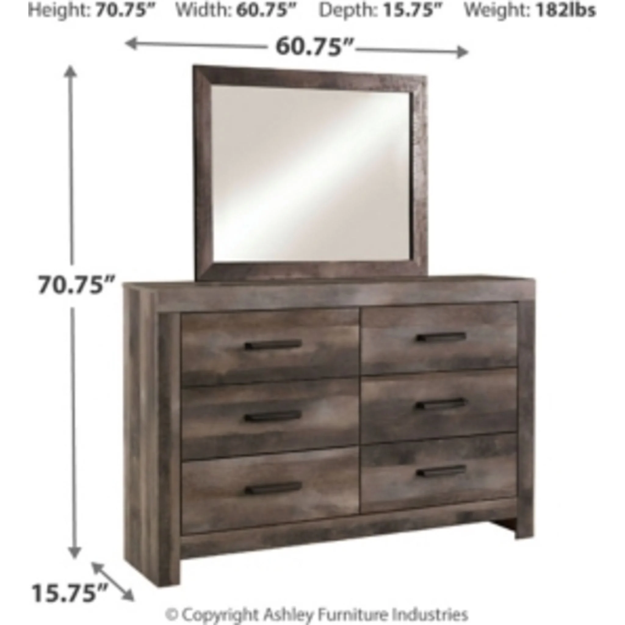 Wynnlow 5 Piece Panel Bedroom - Image 44