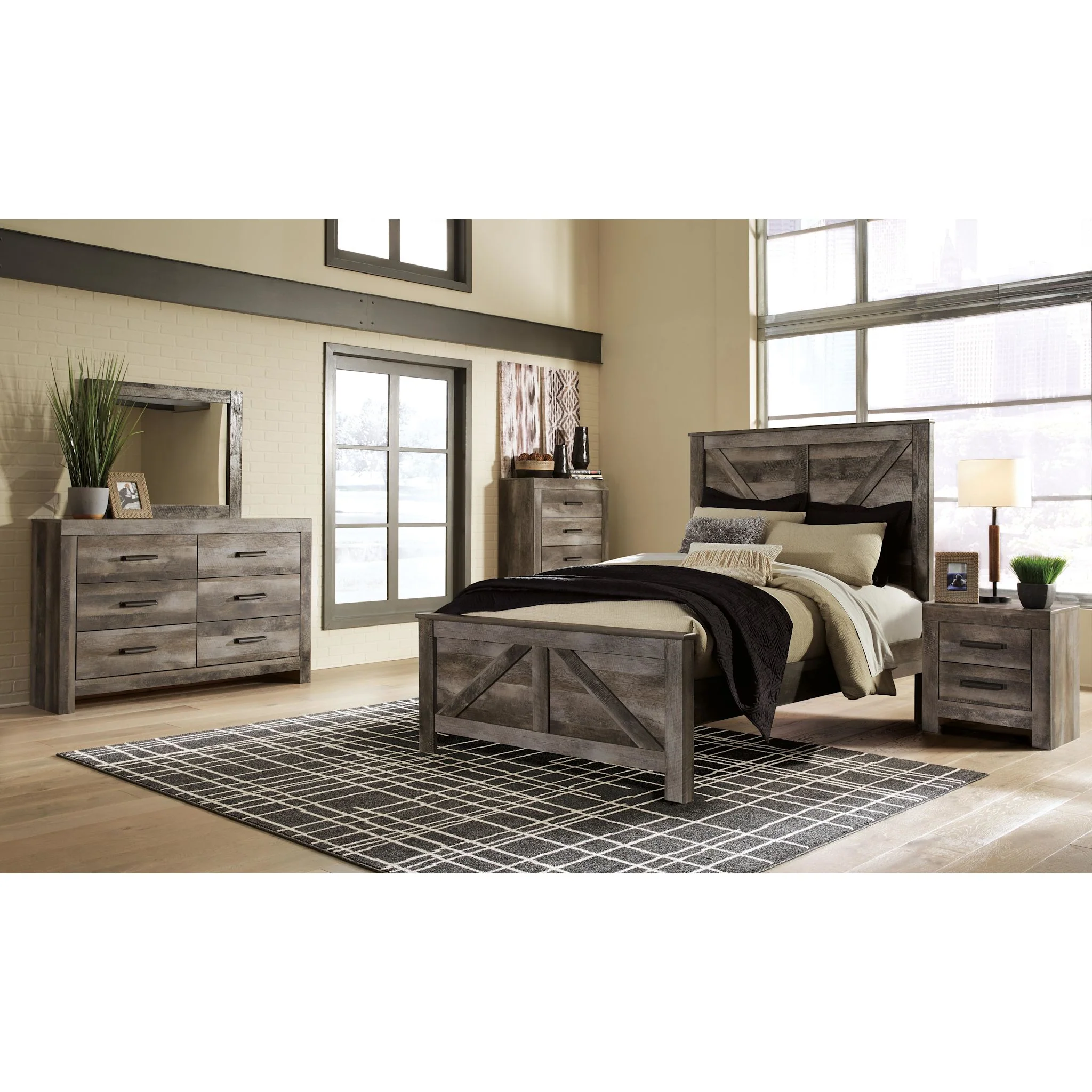 Wynnlow Crossbuck Panel Bed - Image 18