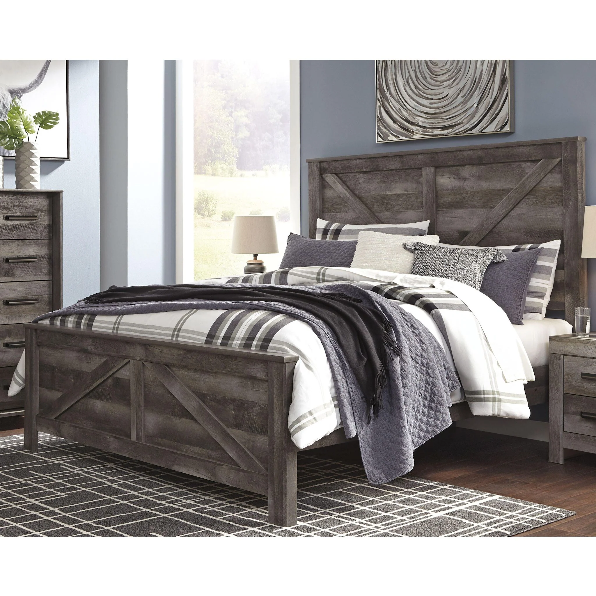 Wynnlow Crossbuck Panel Bed - Image 64